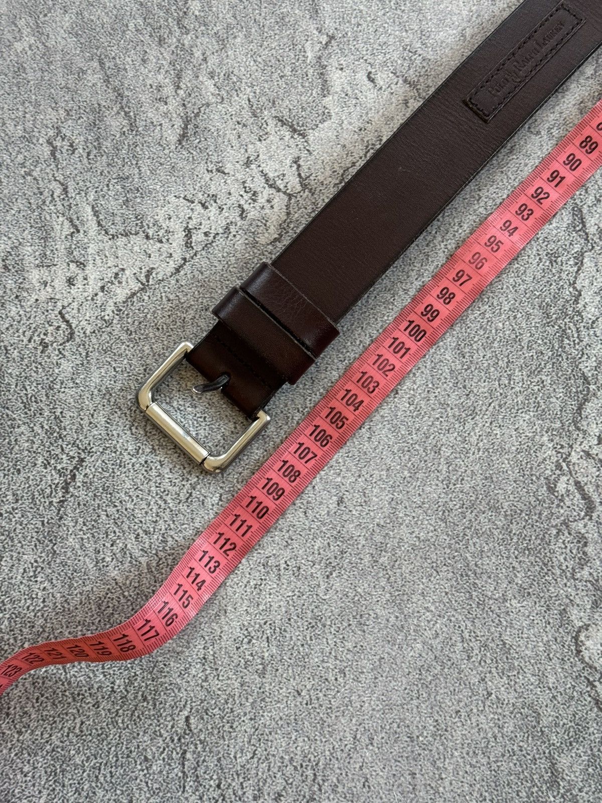 Polo Ralph Lauren × Vintage Polo Ralph Lauren brown leather belt biker cowboy casual Size ONE SIZE - 21 Thumbnail