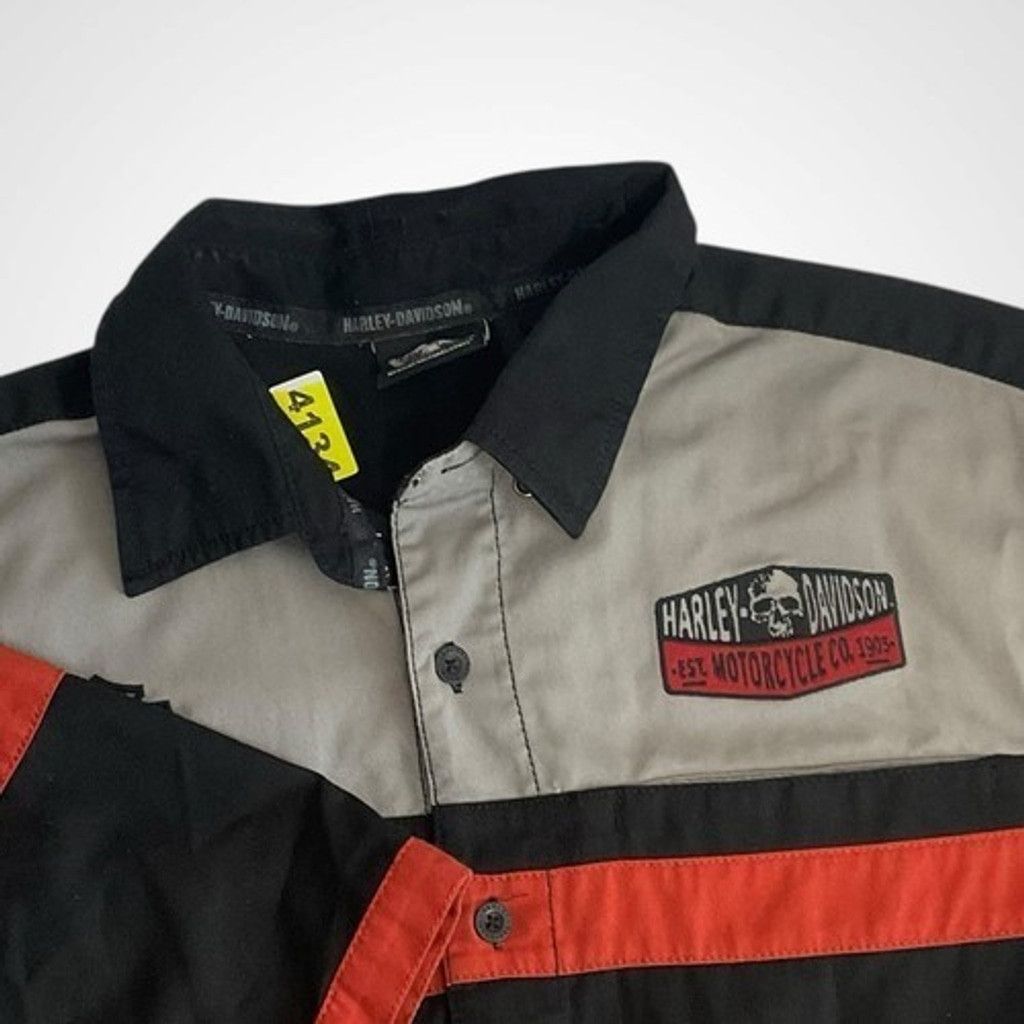 Harley Davidson Harley-Davidson Genuine Motorclothes Short Sleev Shirt Men L Size US L / EU 52-54 / 3 - 1 Thumbnail