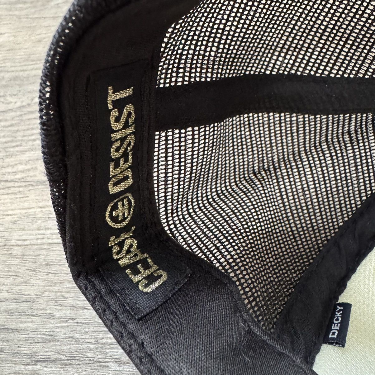 Cease And Desist Cease & Desist SOS Black Trucker Hat Size ONE SIZE - 3 Thumbnail