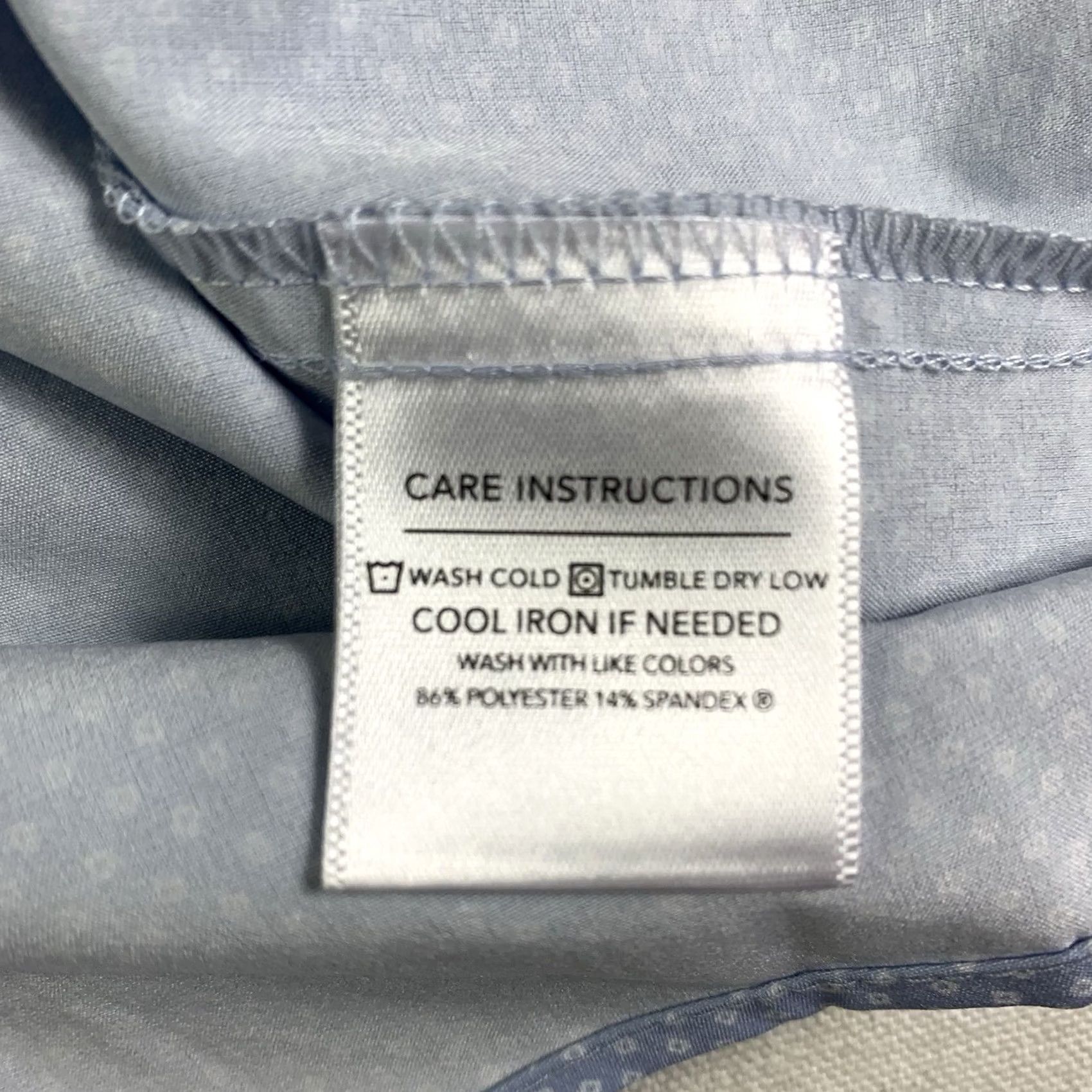 Mizzen+Main Mizzen+Main Shirt Mens 2XL Blue Performance trim Polka Dot Button Size US XXL / EU 58 / 5 - 6 Thumbnail