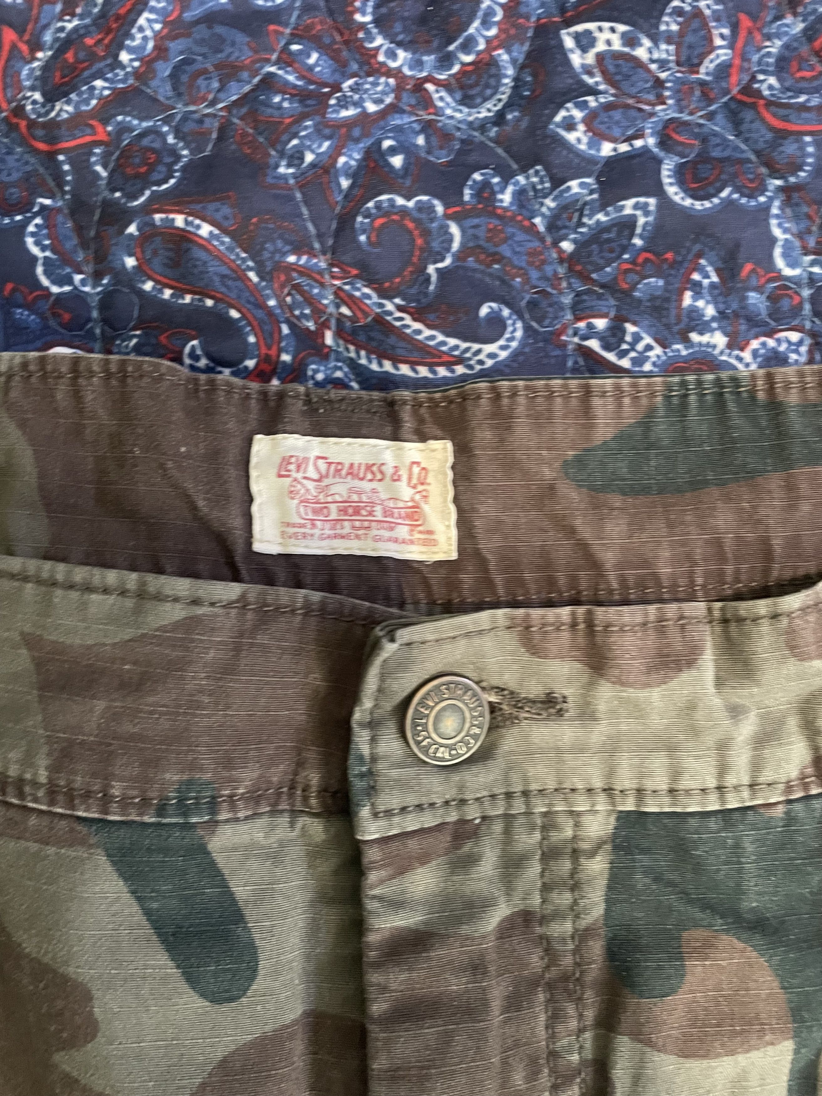 Levi's Levi's Camo Cargo Pants Size US 38 / EU 54 - 2 Thumbnail