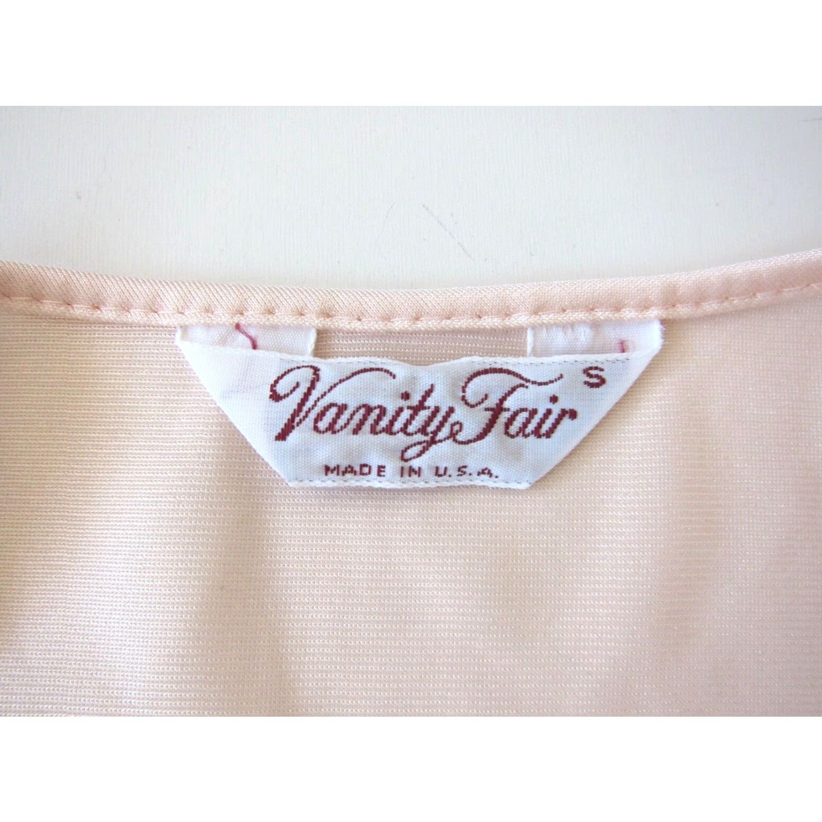Vintage VINTAGE Vanity Fair Gown Womens Small Soft Pink Nylon Lace Button Down Long Sleeve Nightgown Size S / US 4 / IT 40 - 4 Thumbnail