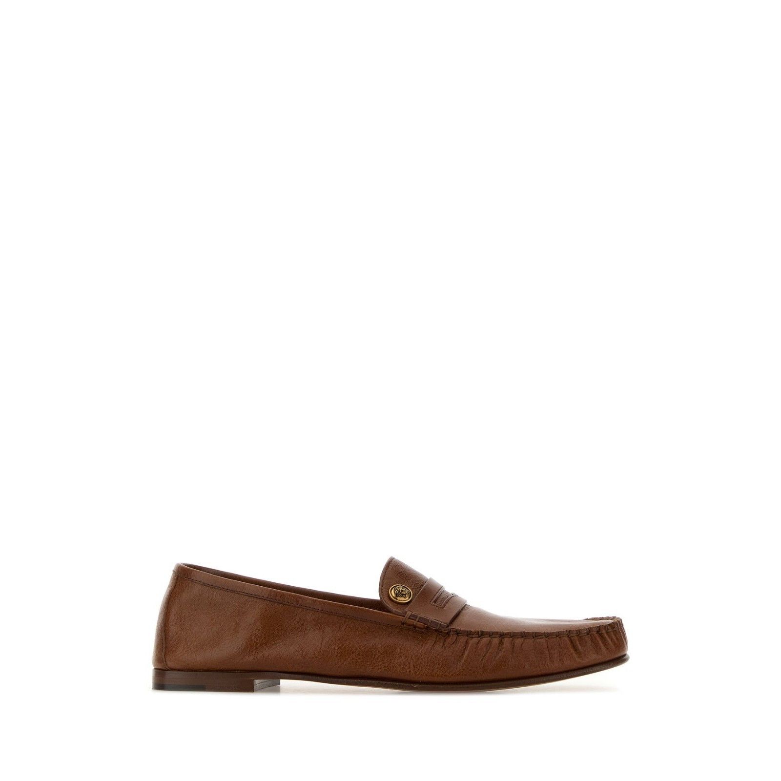 Versace VERSACE Brown Loafers New And Authentic (Men's size:9;) Size US 9 / EU 42 - 1 Thumbnail
