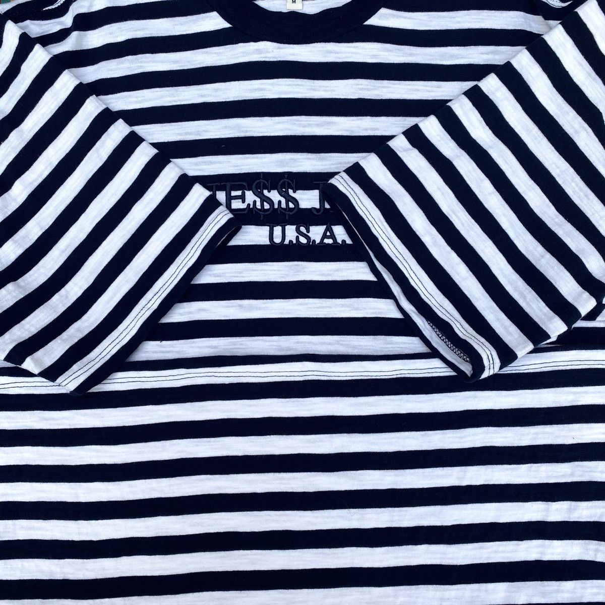 Other GUESS JEANS 'U.S.A' ASAP ROCKY Embroidered Striped NAVY Size US M / EU 48-50 / 2 - 9 Thumbnail