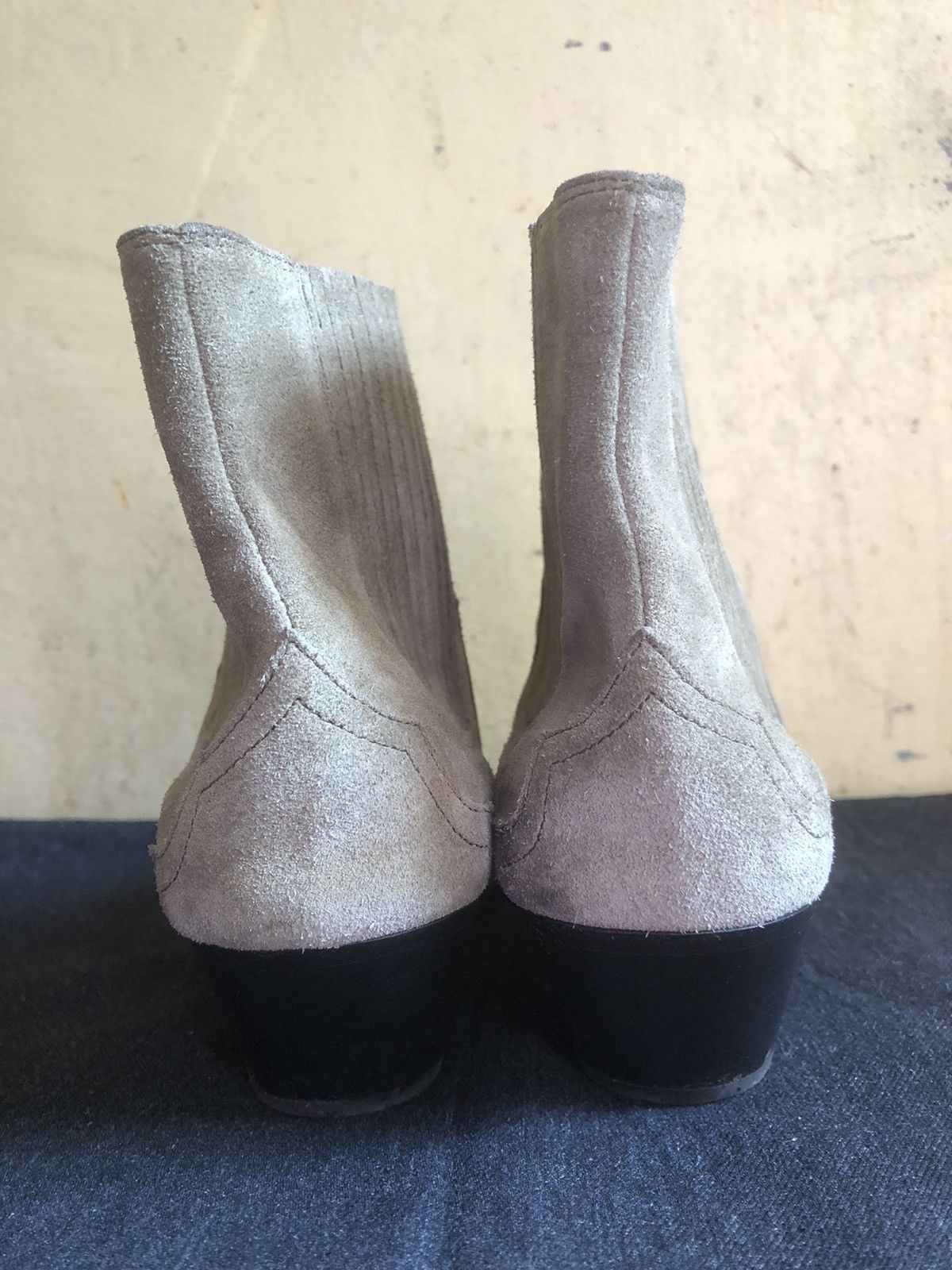 Isabel Marant Isabel Marant Chelsea Boot Green Suede Leather Size 40 Size US 10 / IT 40 - 9 Thumbnail