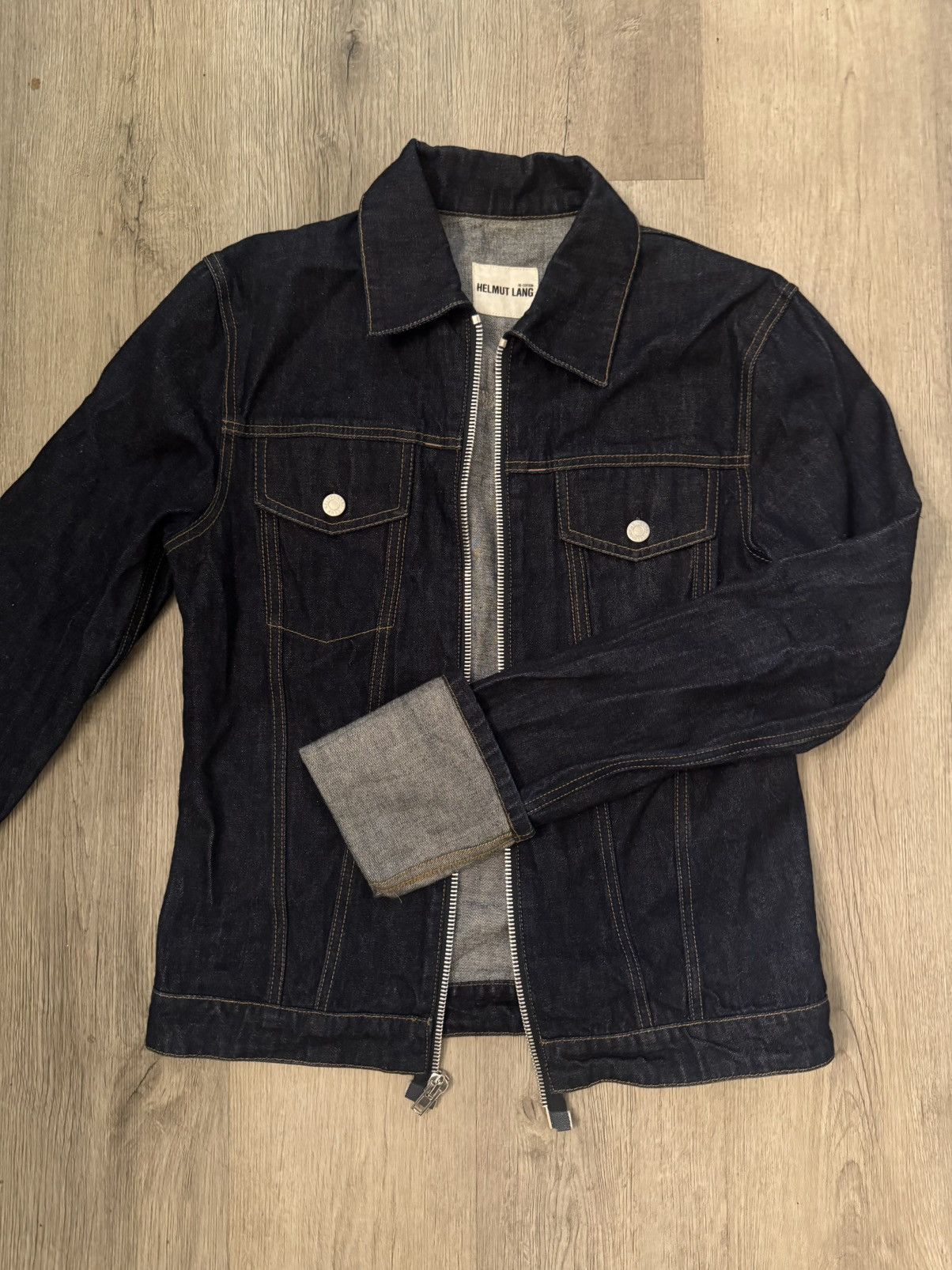 Helmut Lang HELMUT LANG 2004 REEDITION DENIM JACKET Size US S / EU 44-46 / 1 - 1 Thumbnail