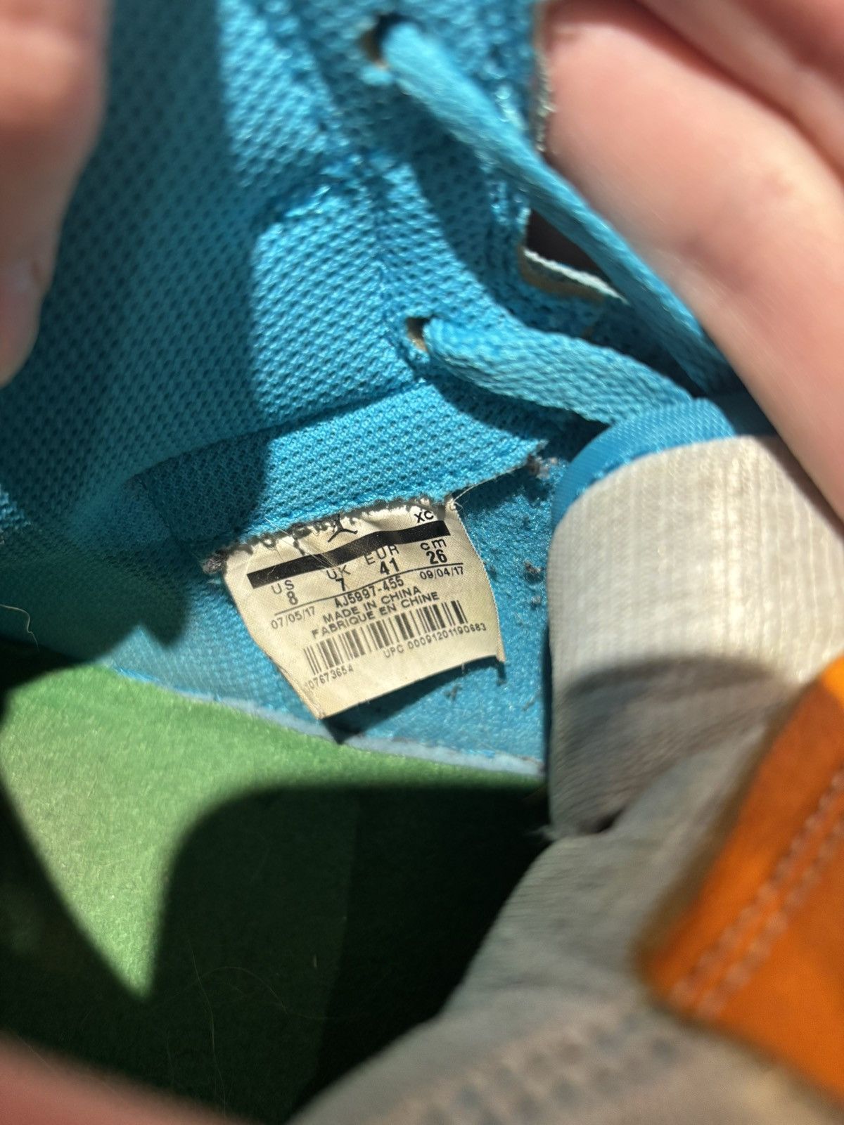 Gatorade × Jordan Brand Jordan 1 Gatorade Blue Lagoon Size US 8 / EU 41 - 10 Thumbnail