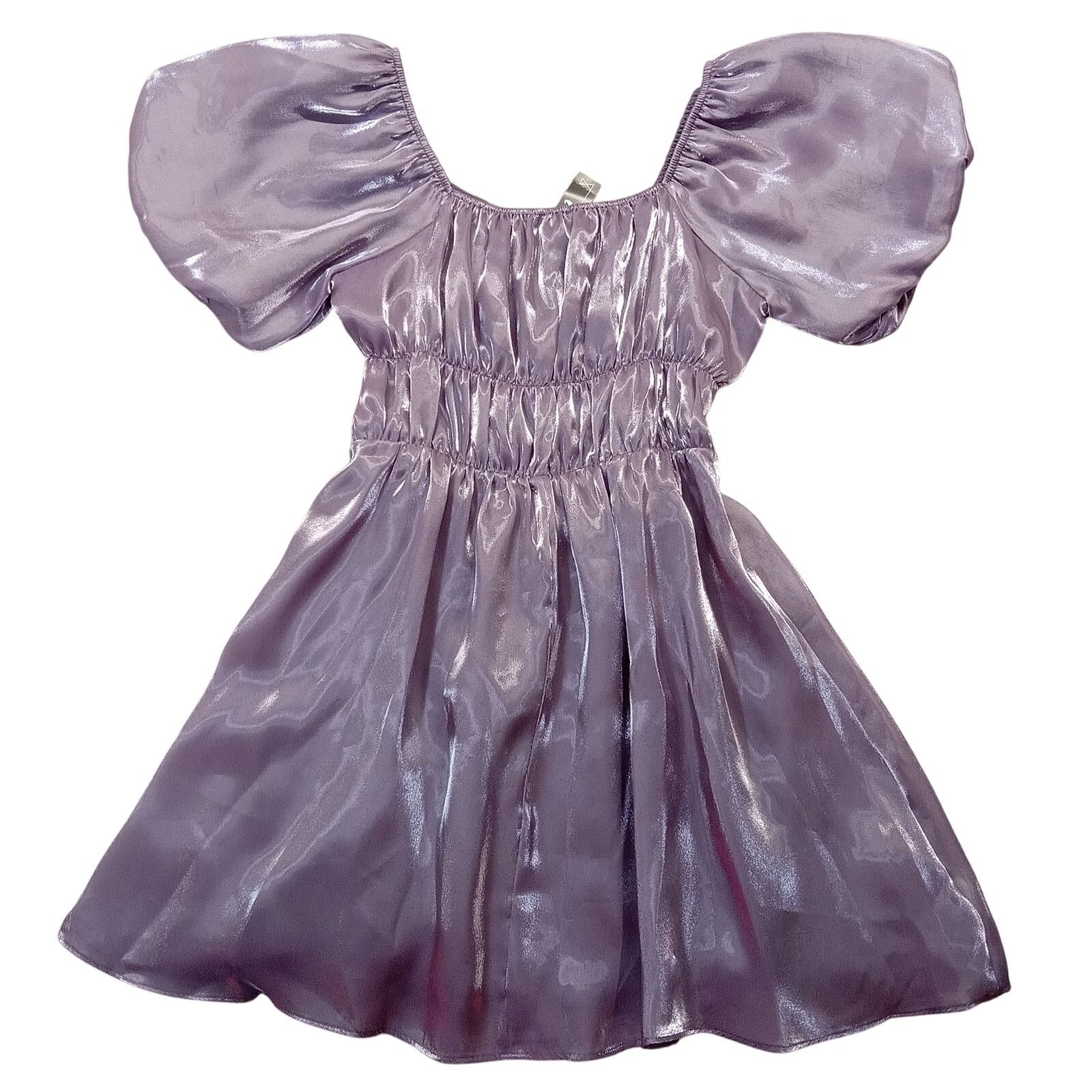 & Other Stories New Mittoshop Dress Women's S Balloon Sleeve Purple Size S / US 4 / IT 40 - 3 Thumbnail