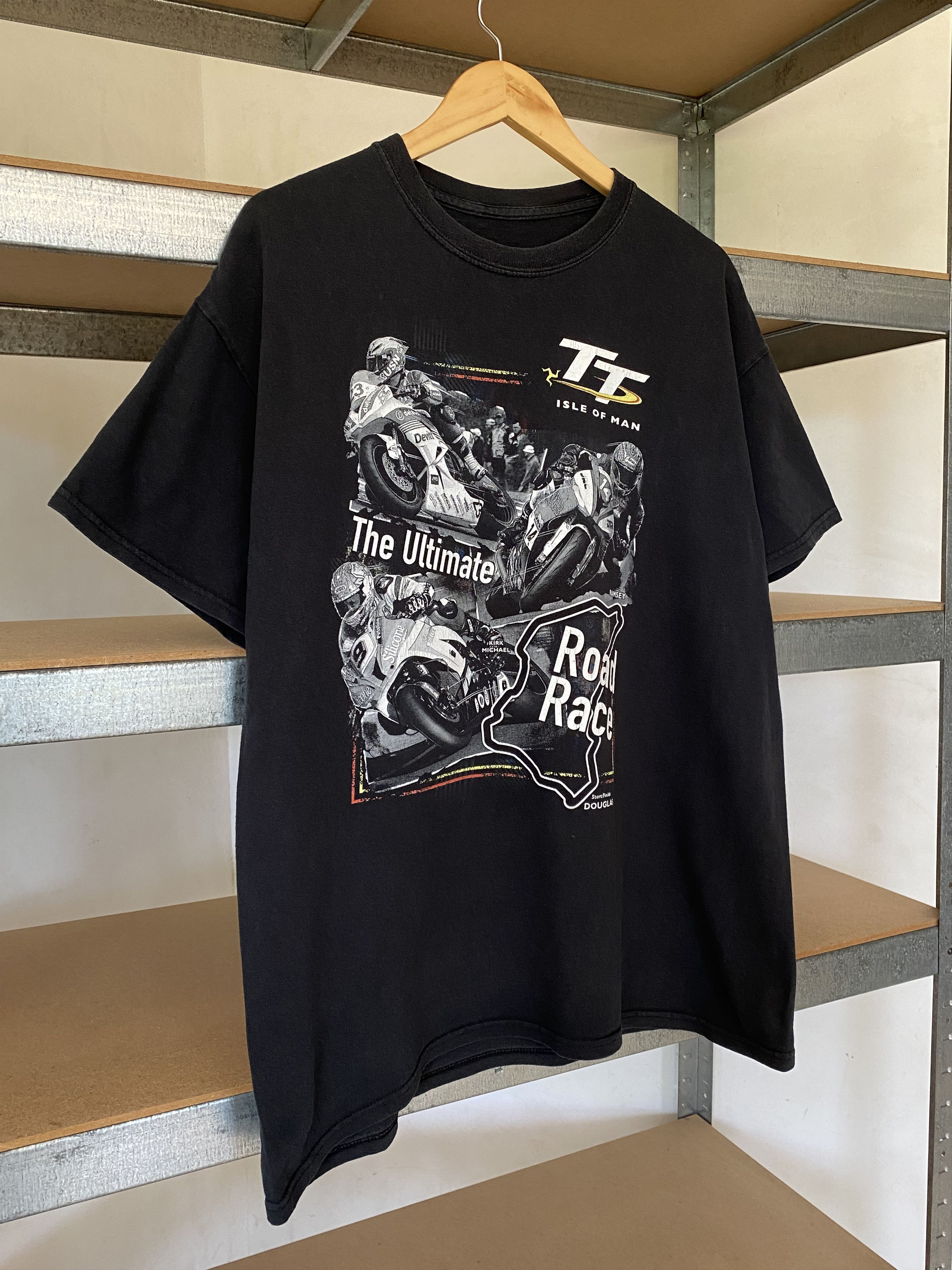 Vintage TT Isle Of Man Vintage 2000s The Ultimate Moto Racing Tee Size US L / EU 52-54 / 3 - 2 Thumbnail