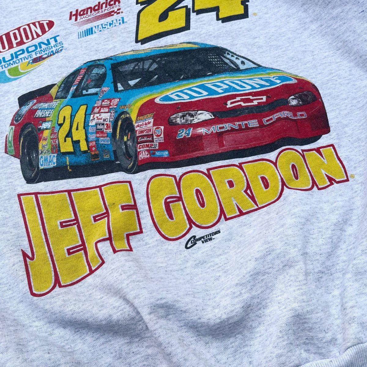 NASCAR Vintage Nascar 1998 Jeff Gordon Nice Print Out Made In Usa Size US XL / EU 56 / 4 - 5 Thumbnail
