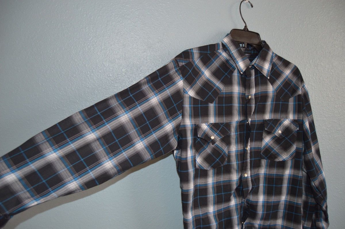 Other Vintage Plains Western Wear Pearl Snap Long Sleeve Shirt Size US M / EU 48-50 / 2 - 2 Thumbnail