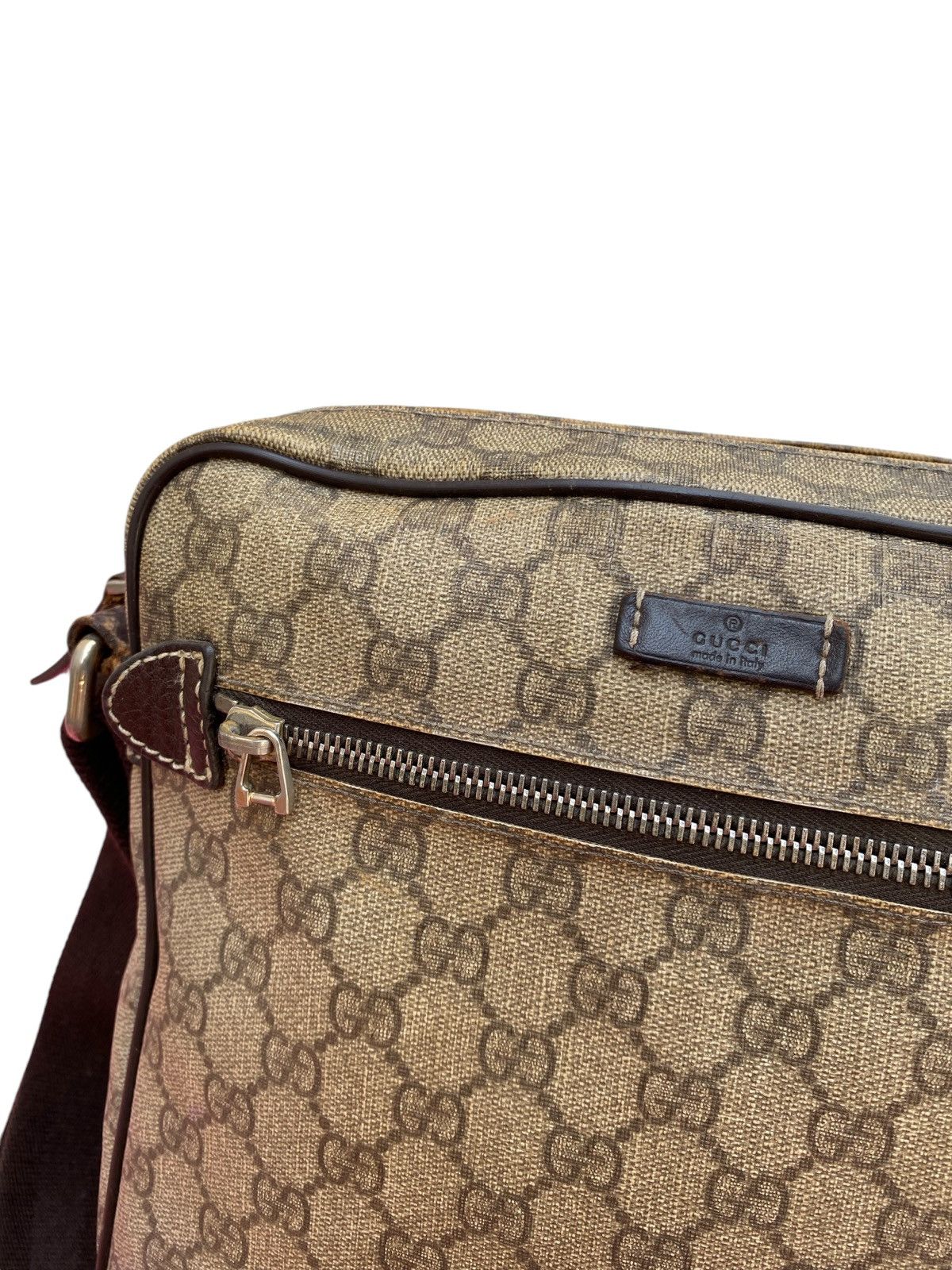 Gucci × Vintage Gucci GG Plus PVC Leather Shoulder Bag Size ONE SIZE - 3 Thumbnail