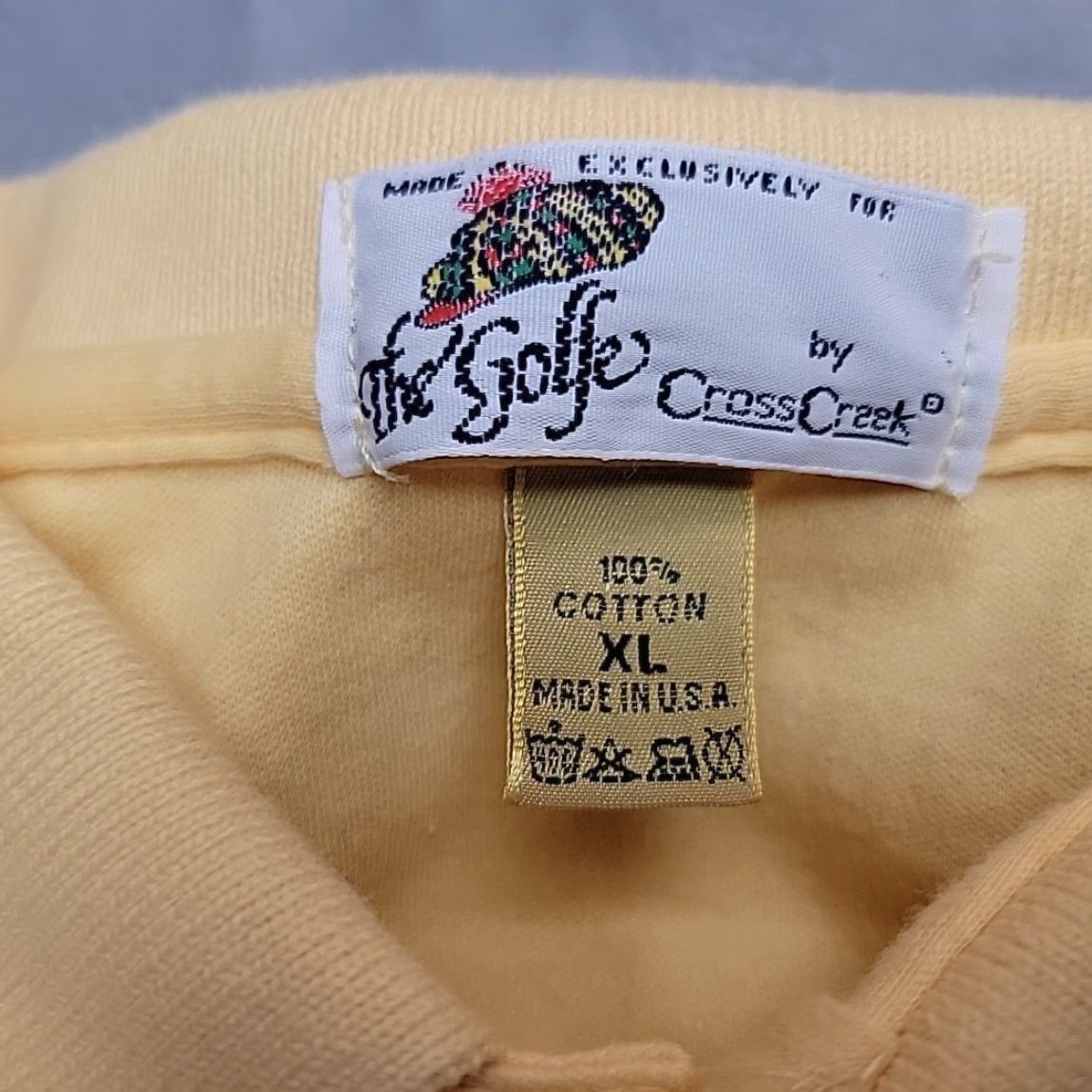 Vintage VINTAGE The Golfe Polo Shirt Mens XL Yellow Embroidered Logo USA Made Polo Golf Shirt Mens XL Yellow Embroidered Logo USA Made Size US XL / EU 56 / 4 - 5 Thumbnail