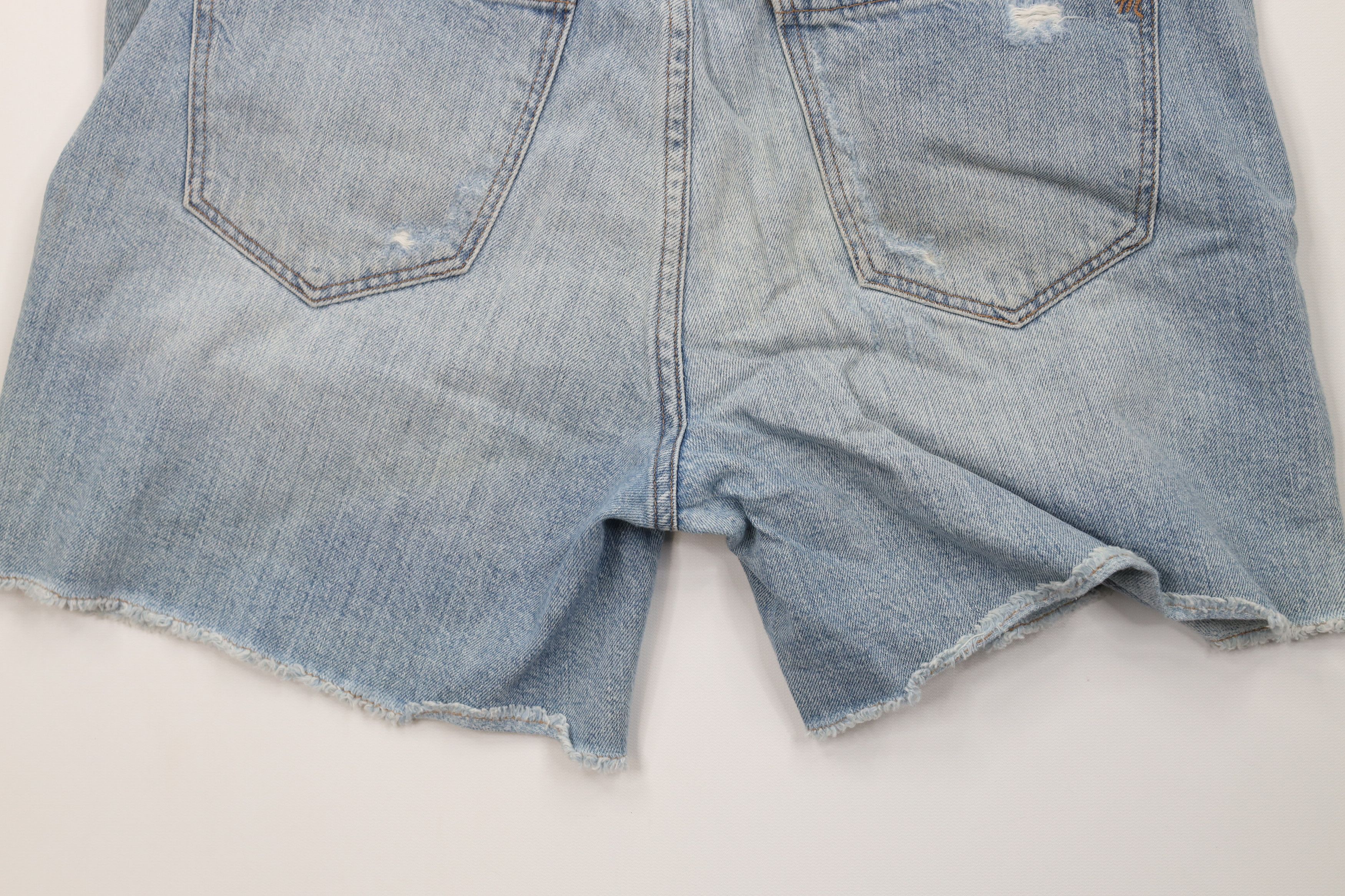Madewell Madewell Button Fly Denim Jean Shorts Blue Cotton Size 29" - 12 Thumbnail