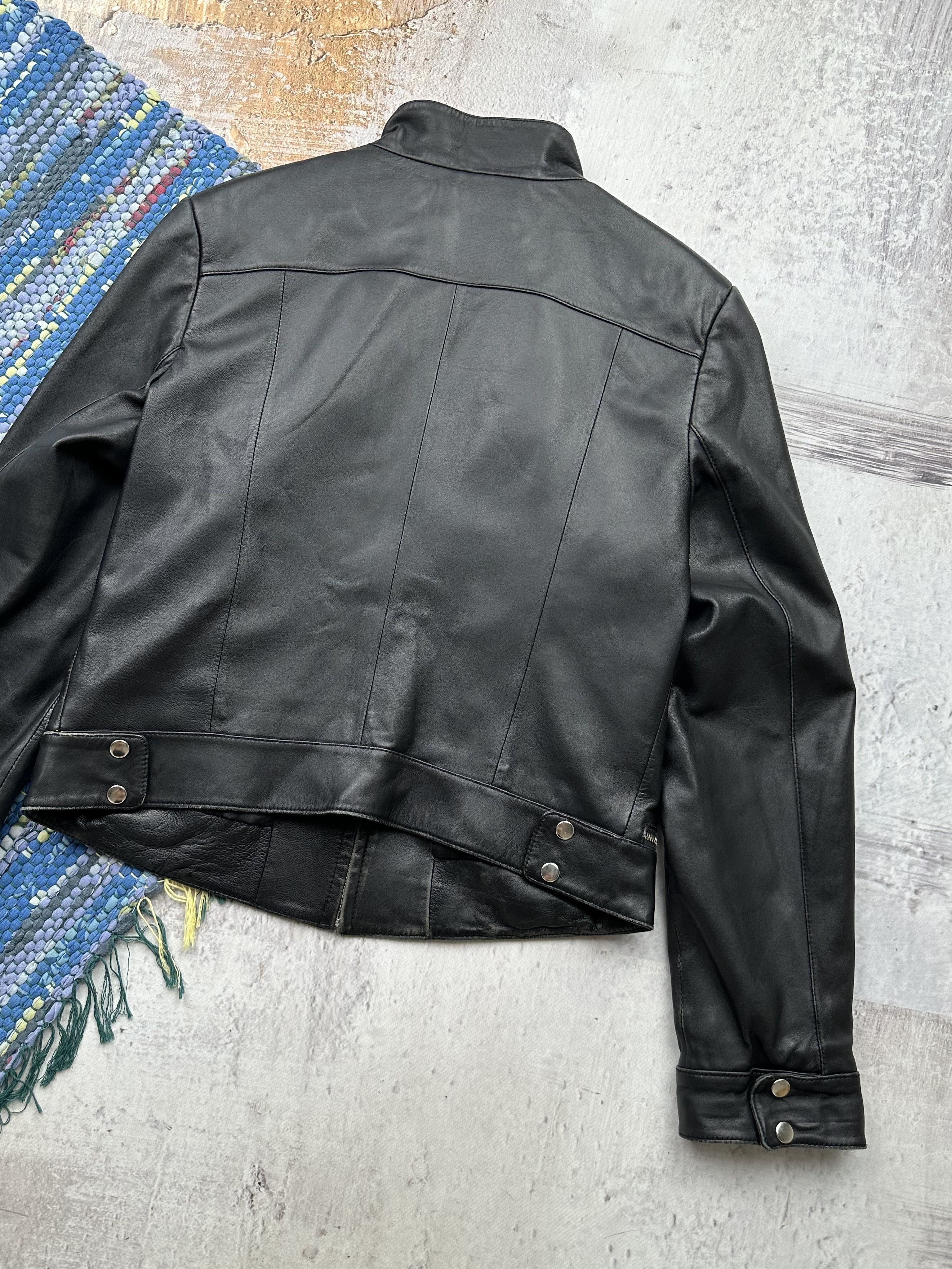 Vintage Vintage Leather Jacket A119D15(287) Size M / US 6-8 / IT 42-44 - 8 Thumbnail