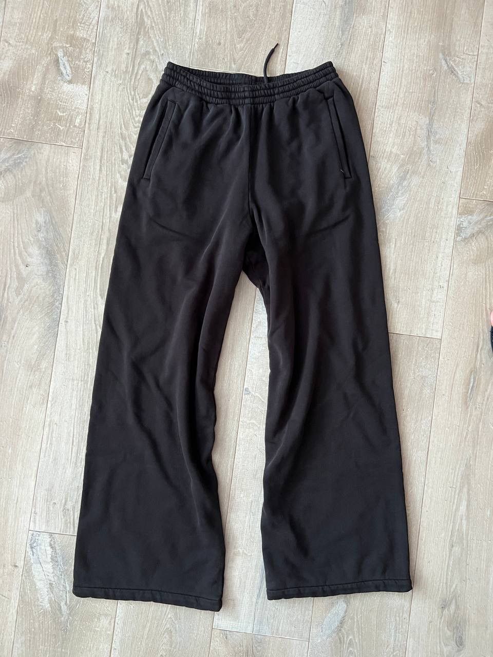 Balenciaga Yeezy Yzy Gap Unreleased Wide leg Flare Sweetpants Black ...