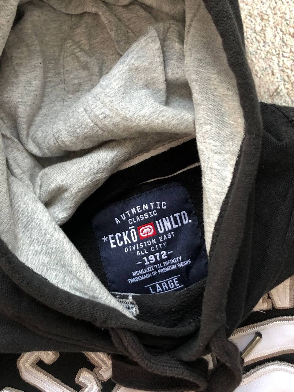 Ecko Unltd. × Vintage Ecko Unltd Vintage Rap Baby Blue Rare Cw Hoodie Streetwear Size US L / EU 52-54 / 3 - 4 Thumbnail