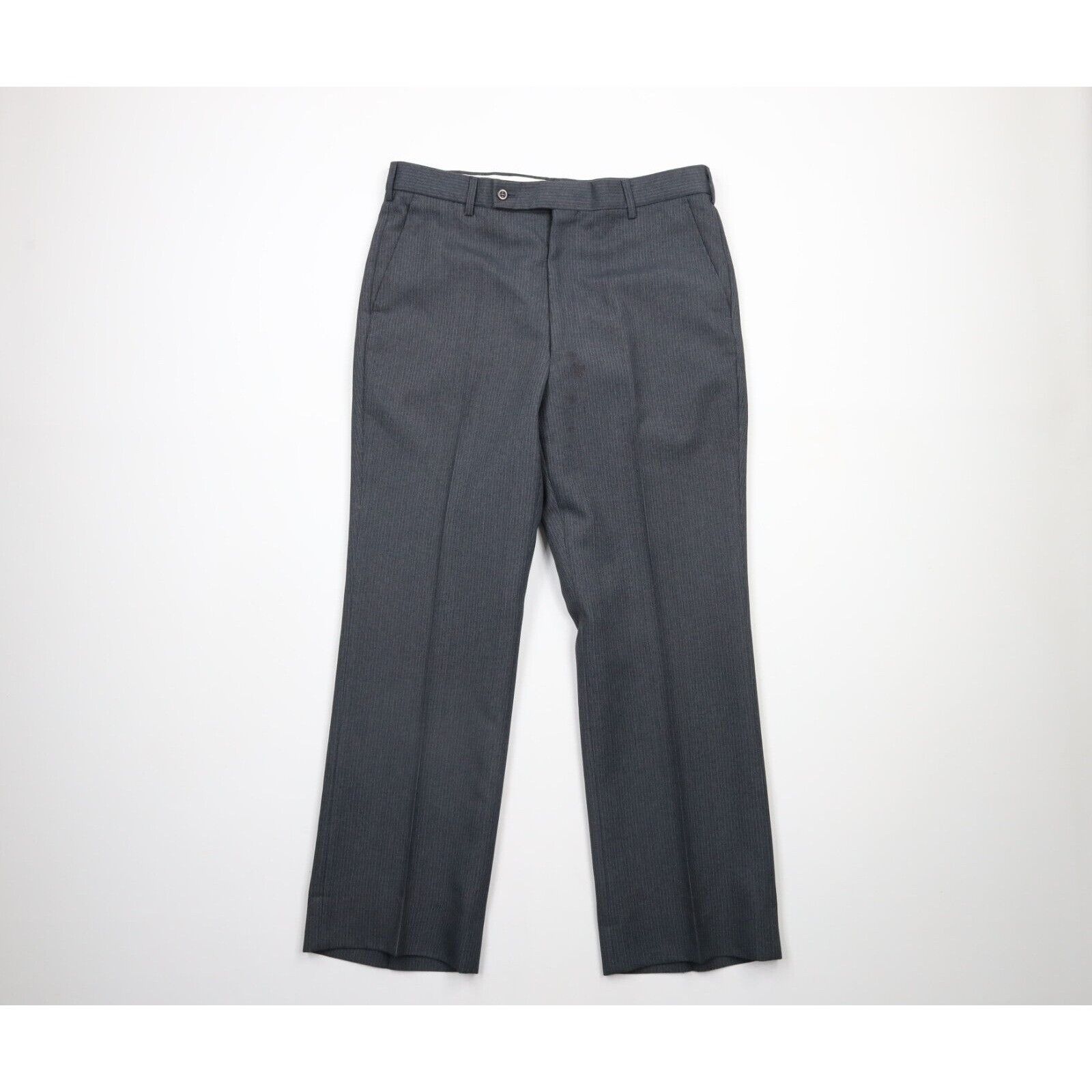 Vintage Vintage 70s Streetwear Wedding 3 Piece Pinstriped Suit Size 42R - 14 Thumbnail