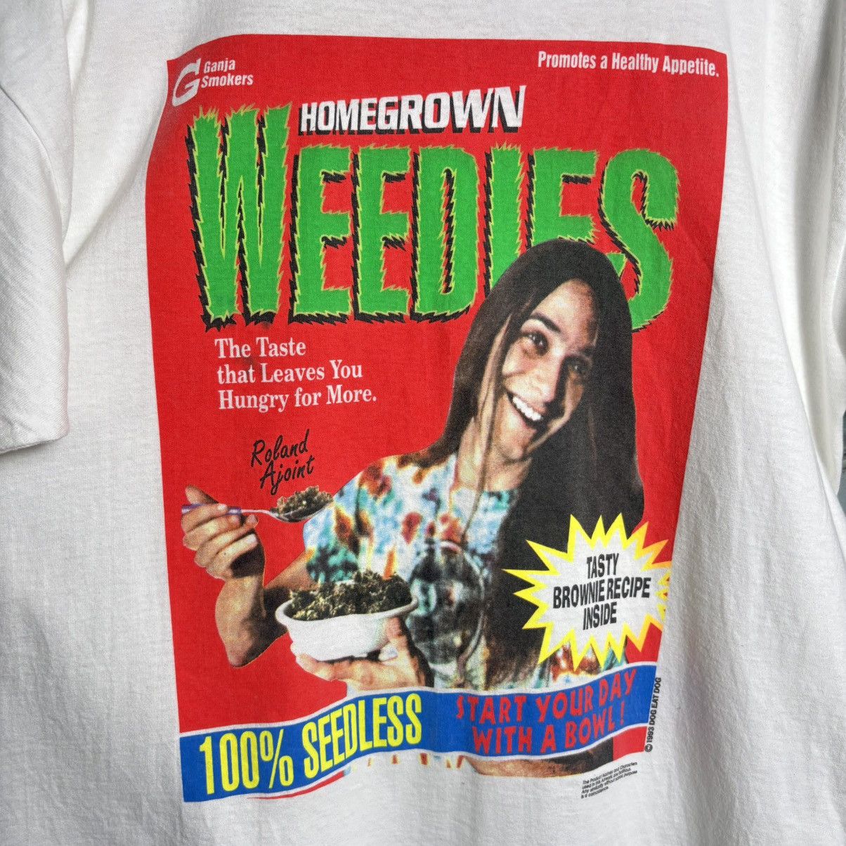 Band Tees Vintage 90s Dog Eat Dog Weedies Graphic T-Shirt Size US XL / EU 56 / 4 - 3 Thumbnail