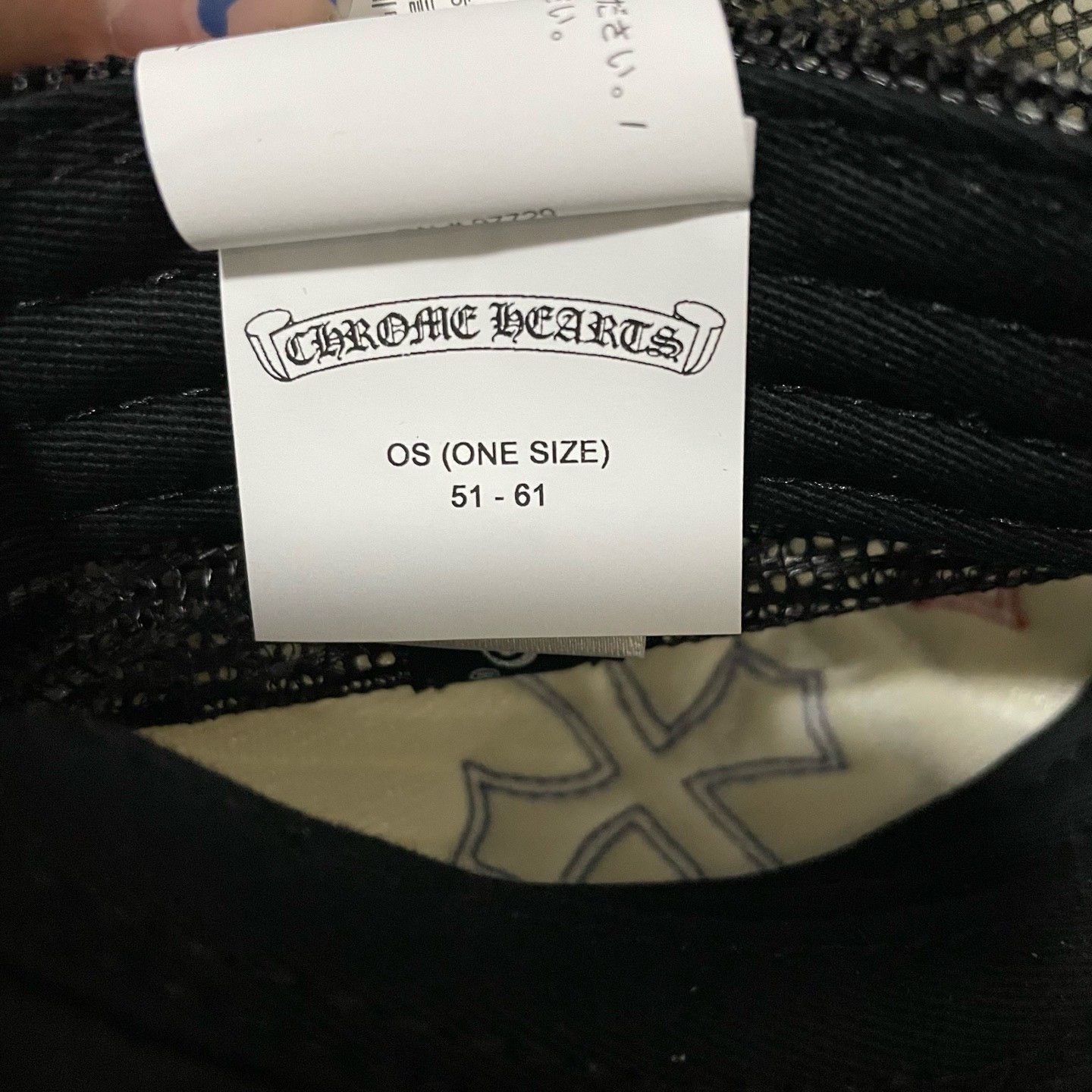 Chrome Hearts Chrome Hearts Red White Blue Cross Trucker Hat Size ONE SIZE - 5 Thumbnail