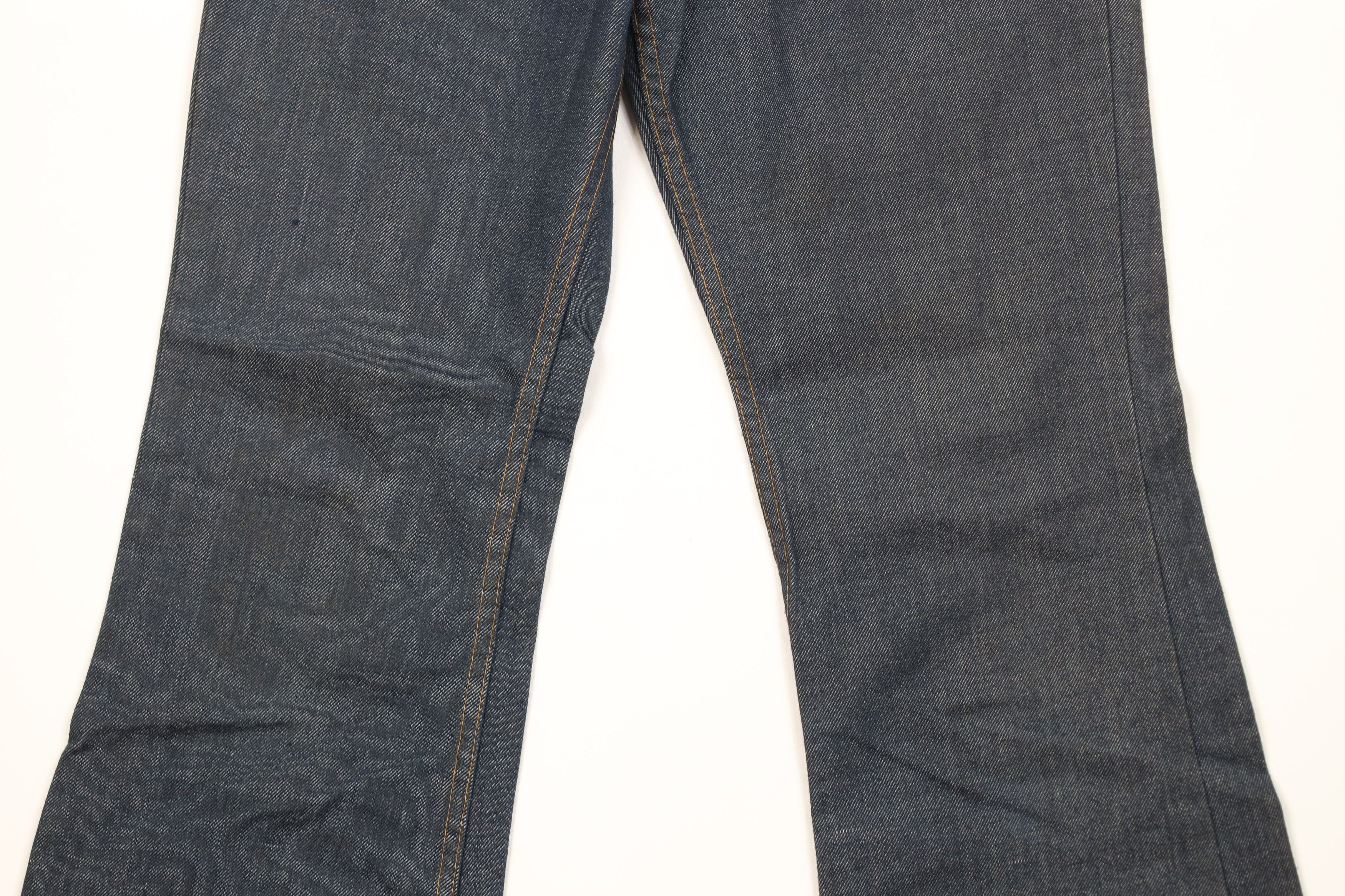 Vintage Vintage 70s Streetwear Wide Leg Denim Jeans Indigo Blue USA Size US 28 / EU 44 - 3 Thumbnail