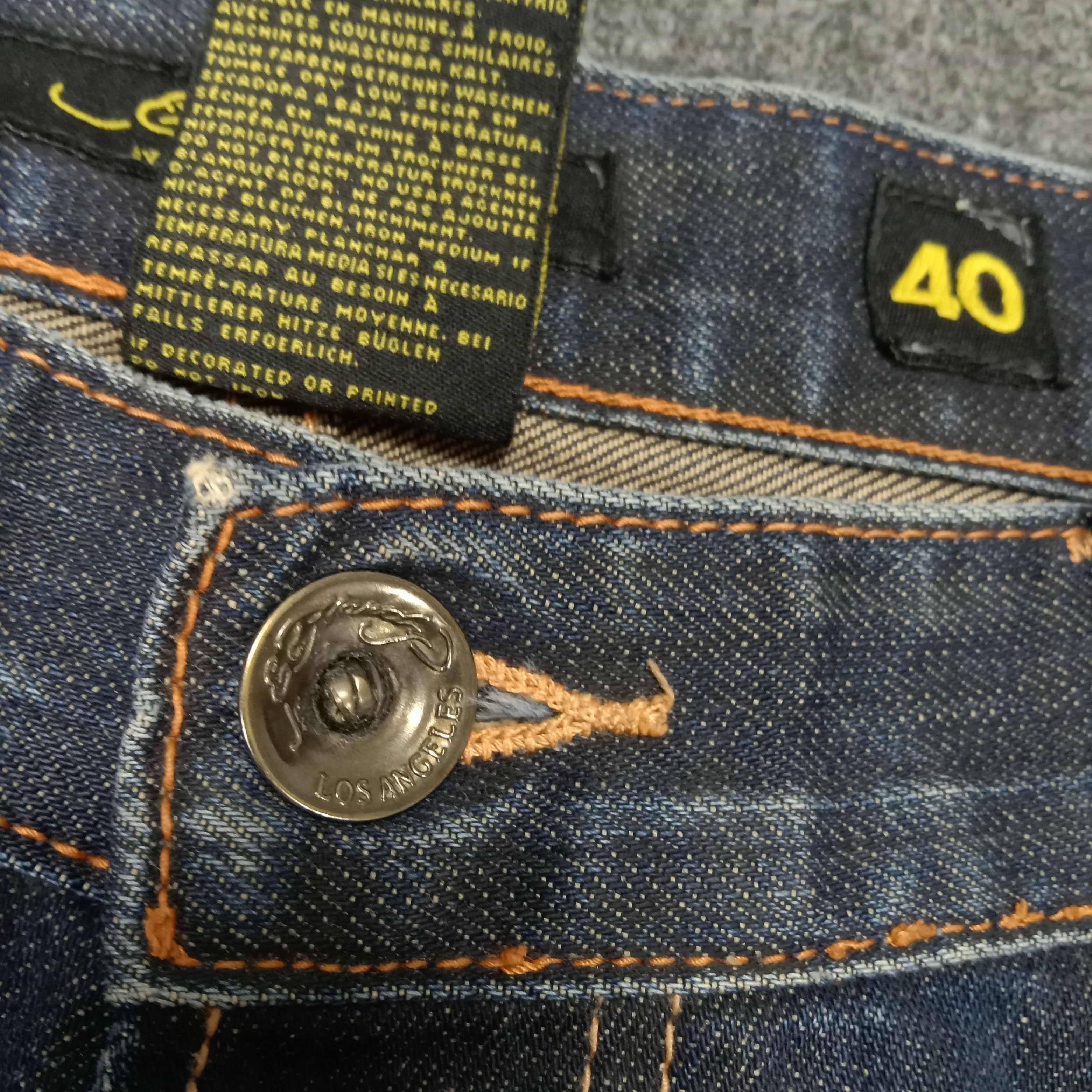 Christian Audigier Ed Hardy by Christian Audiger Art Style Denim Jeans Size US 39 - 9 Thumbnail