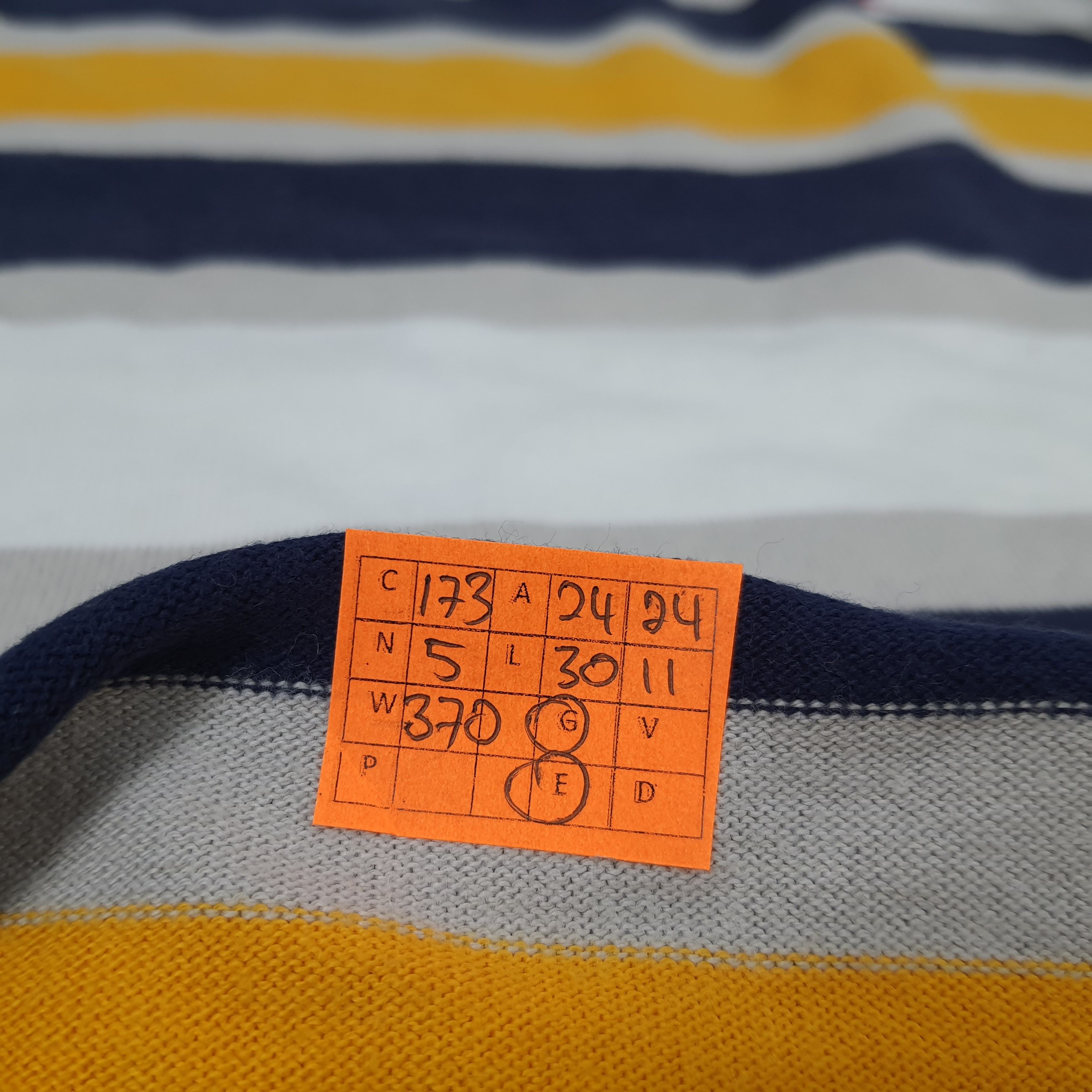 Designer × Karl Kani × Vintage Vintage Karl Kani Jeans Striped V Neck T-shirt Size US XL / EU 56 / 4 - 6 Thumbnail