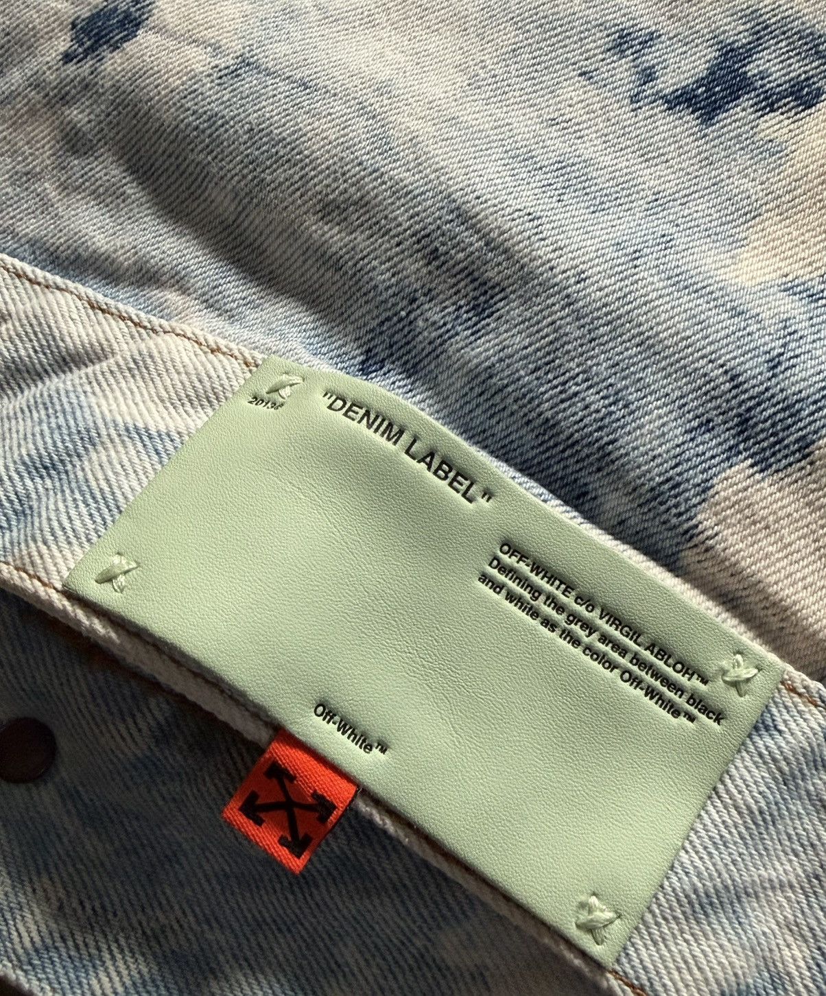 Off-White Off White - Extreme bleached denim jacket Size US M / EU 48-50 / 2 - 8 Thumbnail