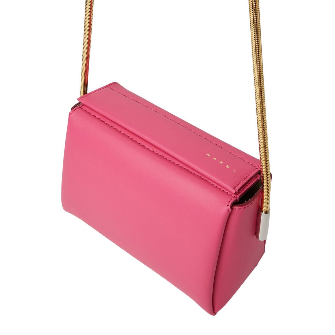 Marni MARNI Toggle Small Pink Leather Shoulder Bag New Size ONE SIZE - 4 Thumbnail