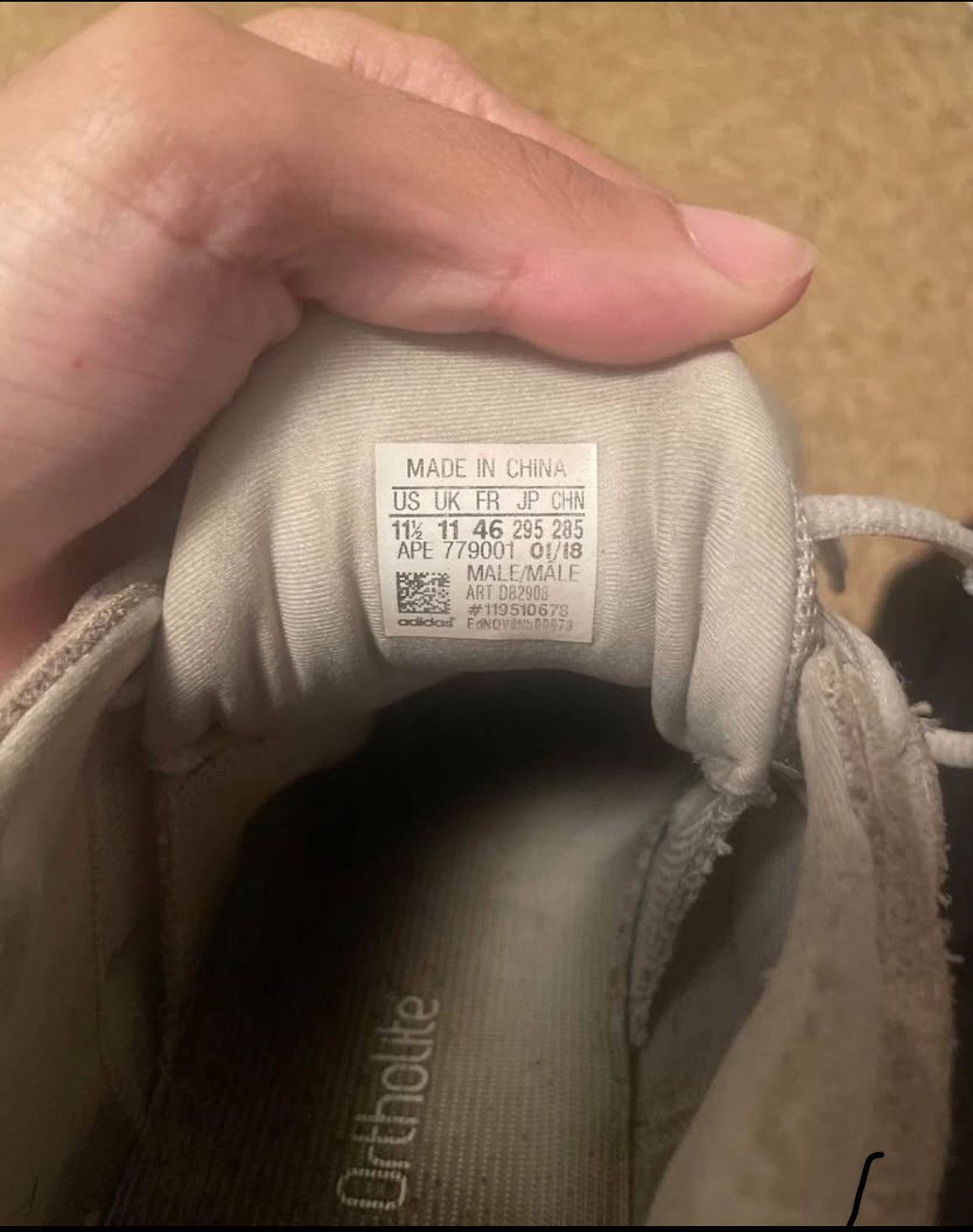 Adidas × Kanye West Yeezy Size US 11.5 / EU 44-45 - 6 Thumbnail
