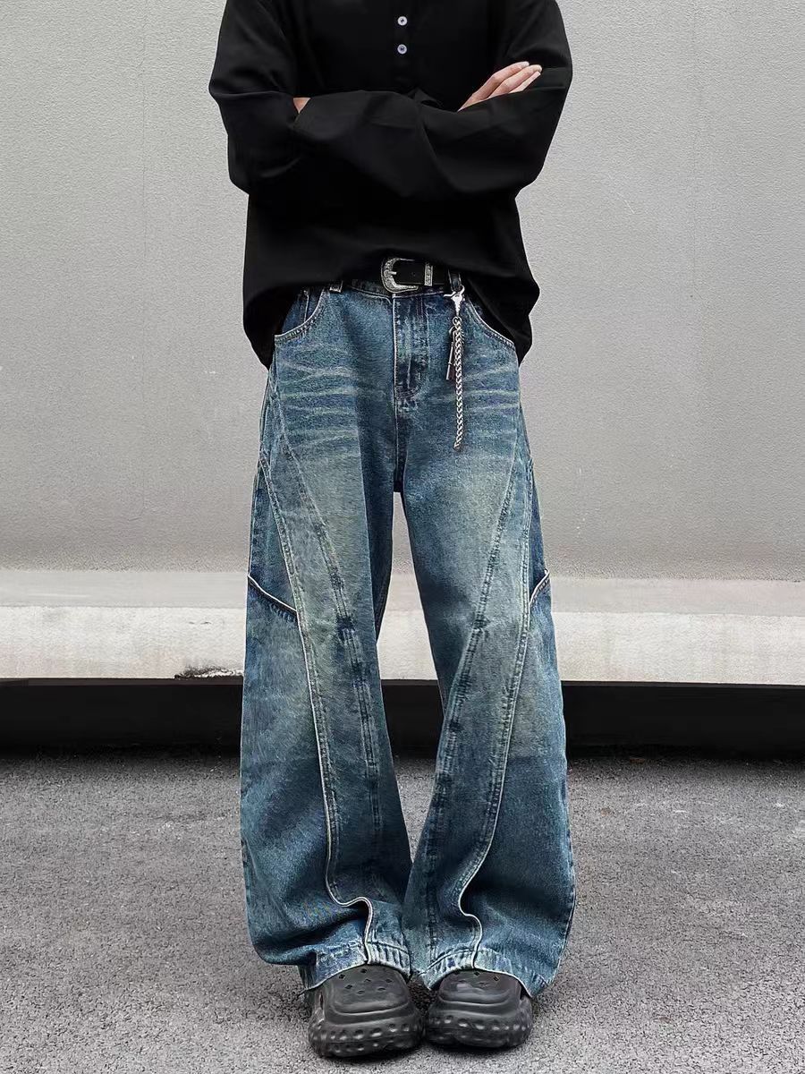 Designer × Jean × Vintage High street vintage washed baggy machete jeans Size US 34 / EU 50 - 2 Thumbnail