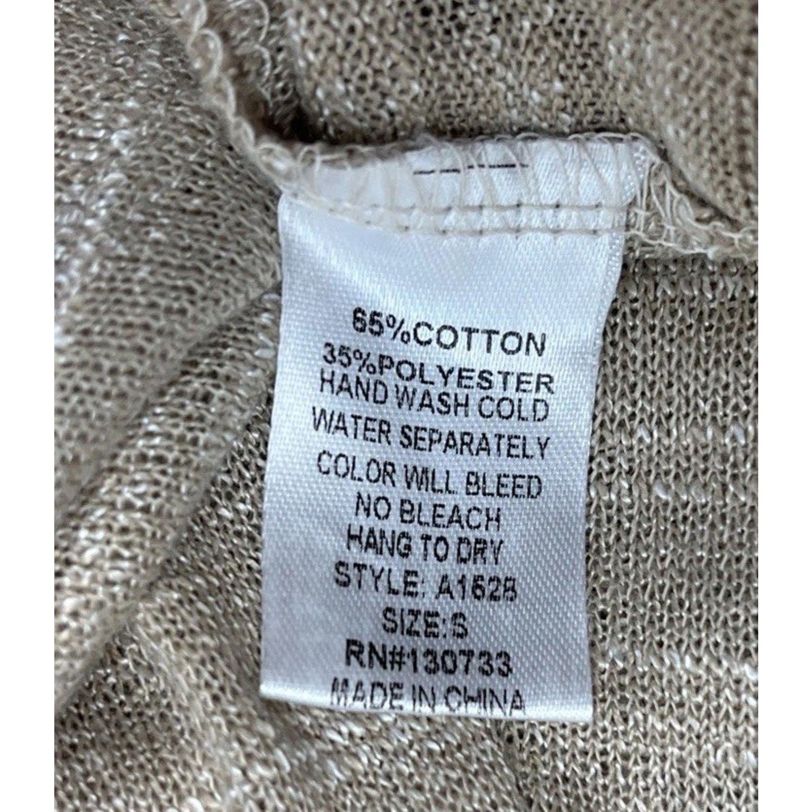 Other UMGEE Womens Sleeveless Top Tan Cotton Blend Size Small Size S / US 4 / IT 40 - 7 Thumbnail