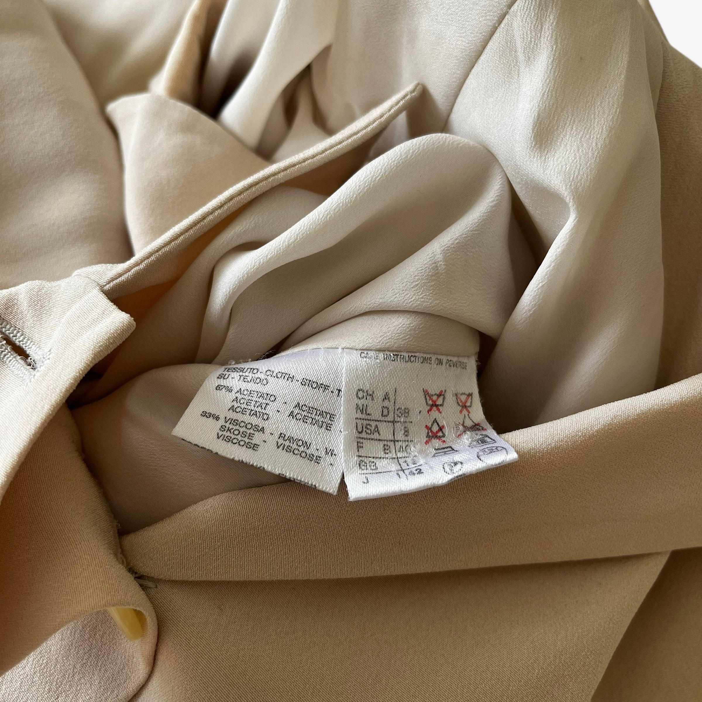 Sportmax Vintage Y2K Women's Max Mara Sportmax Cream Coat Size S / US 4 / IT 40 - 4 Thumbnail