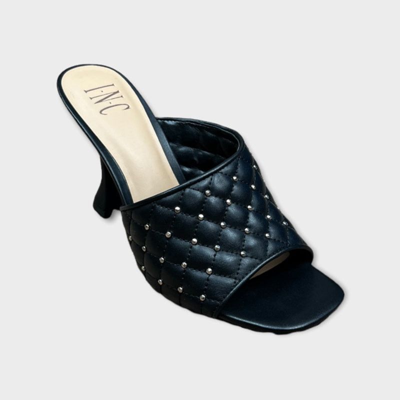 Macys INC International Concepts Black Quilted Mules | Size 8.5 Size US 8.5 / IT 38.5 - 5 Thumbnail
