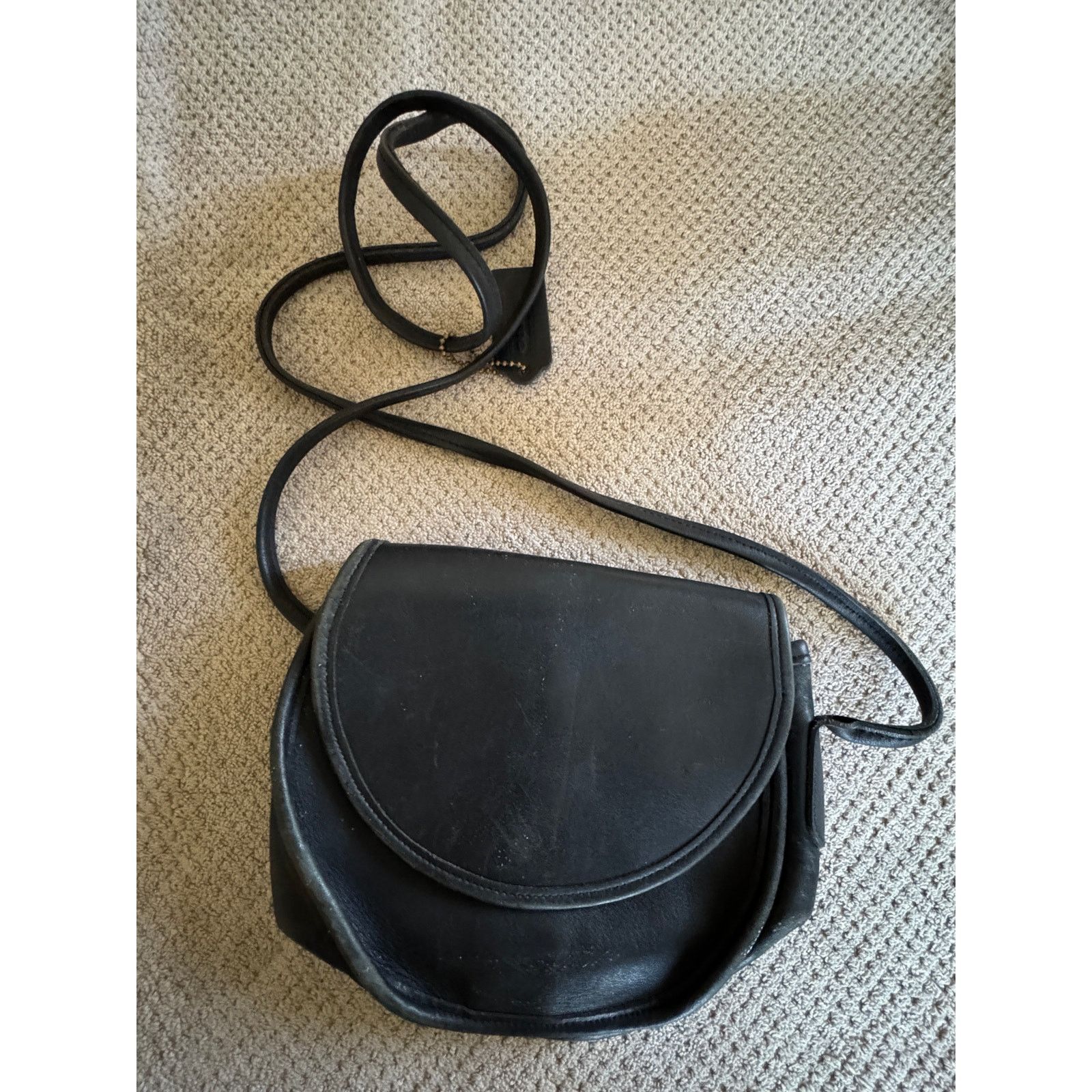 Coach Coach Black Leather Crossbody Handbag Size ONE SIZE - 3 Thumbnail