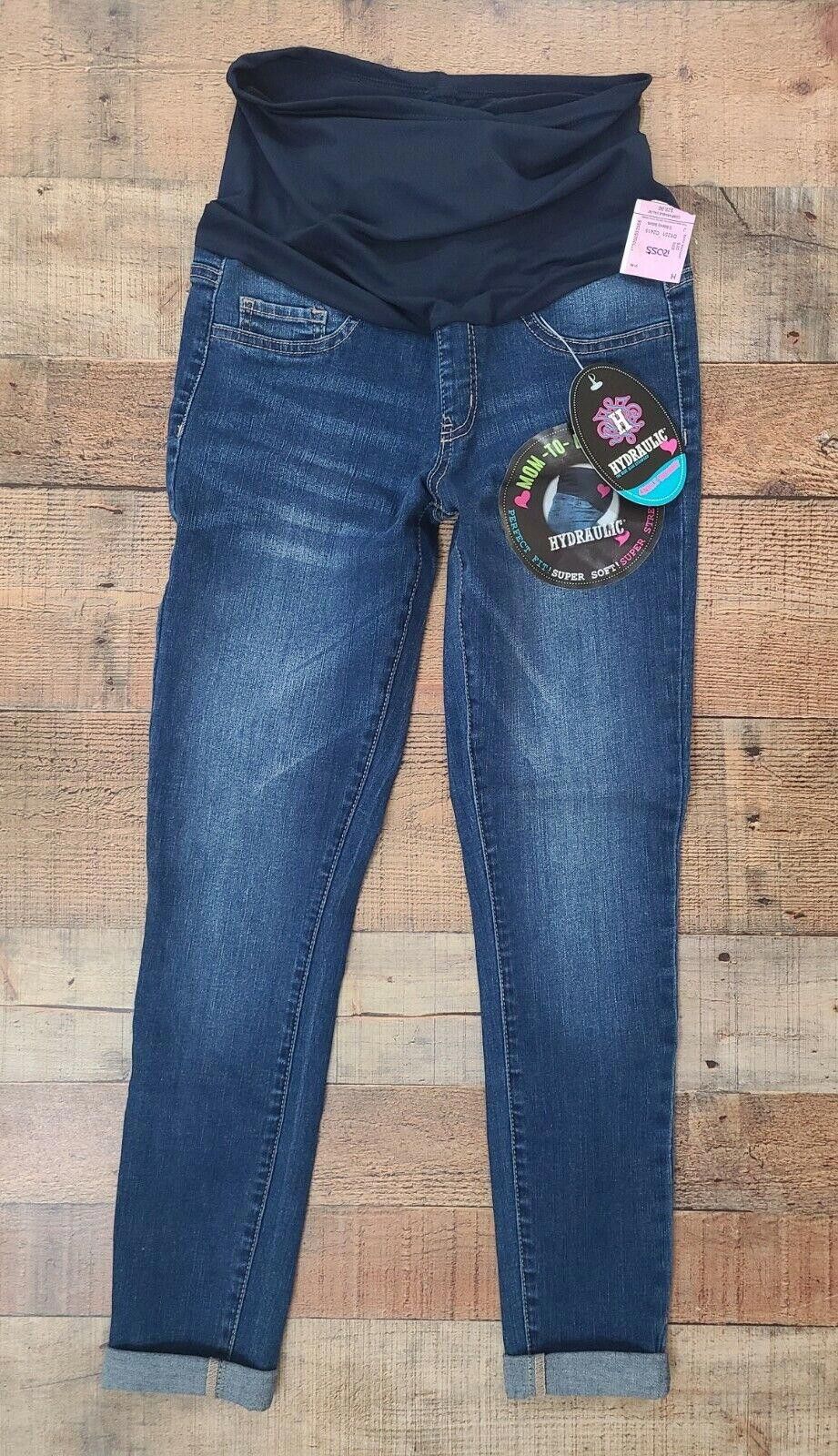 Designer Hydraulic Maternity Jeans Small Ankle Skinny NWT Stretch Size 28" / US 6 / IT 42 - 1 Thumbnail