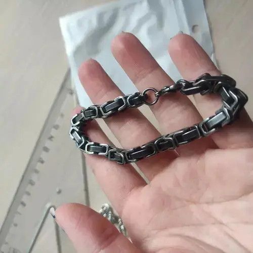 Jewelry Block Chain Bracelet Size ONE SIZE - 4 Thumbnail