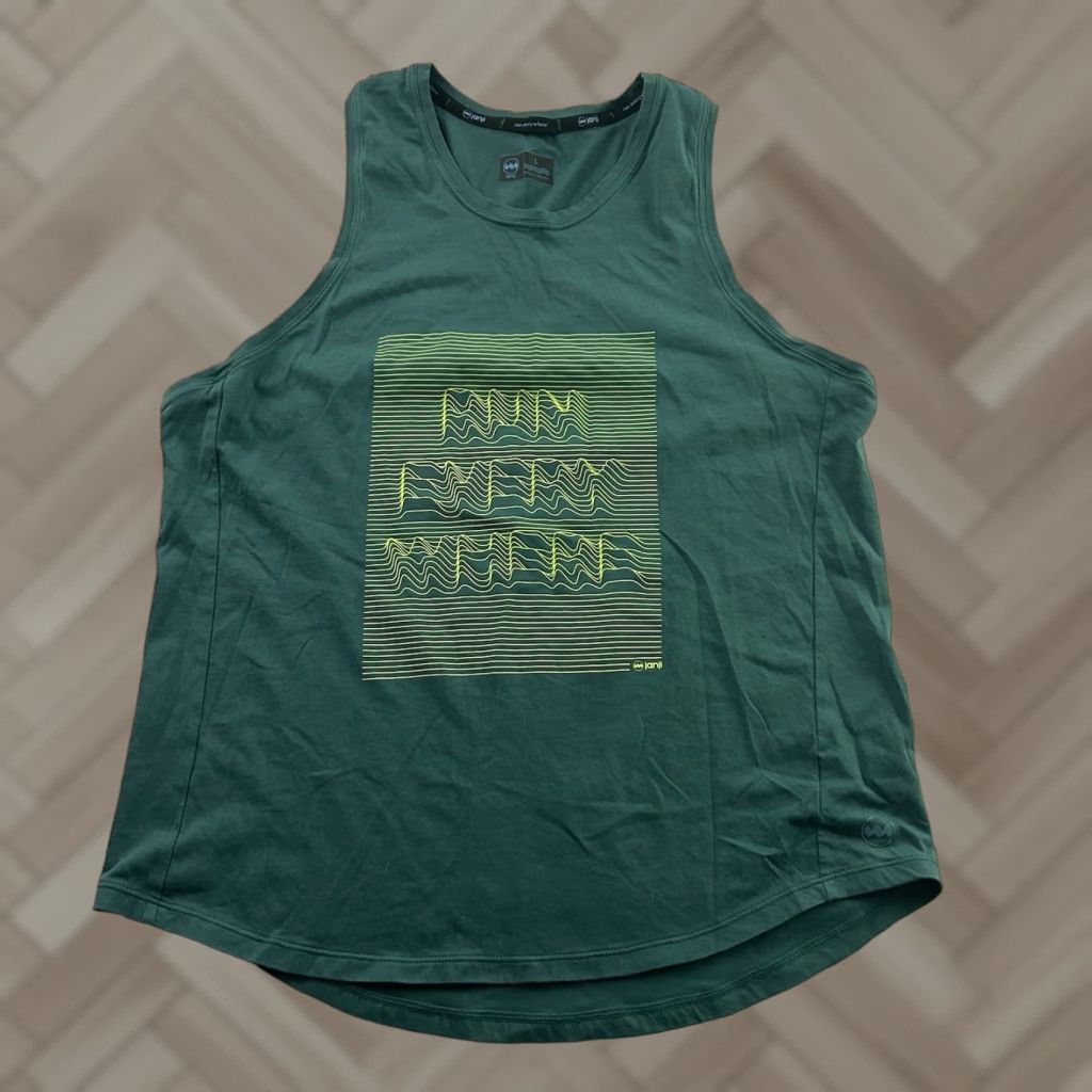 Vintage Janji Run Every Where Athletic Tank Top Women L Green Tank Women Athletic Running Shirt Size L / US 10 / IT 46 - 1 Thumbnail