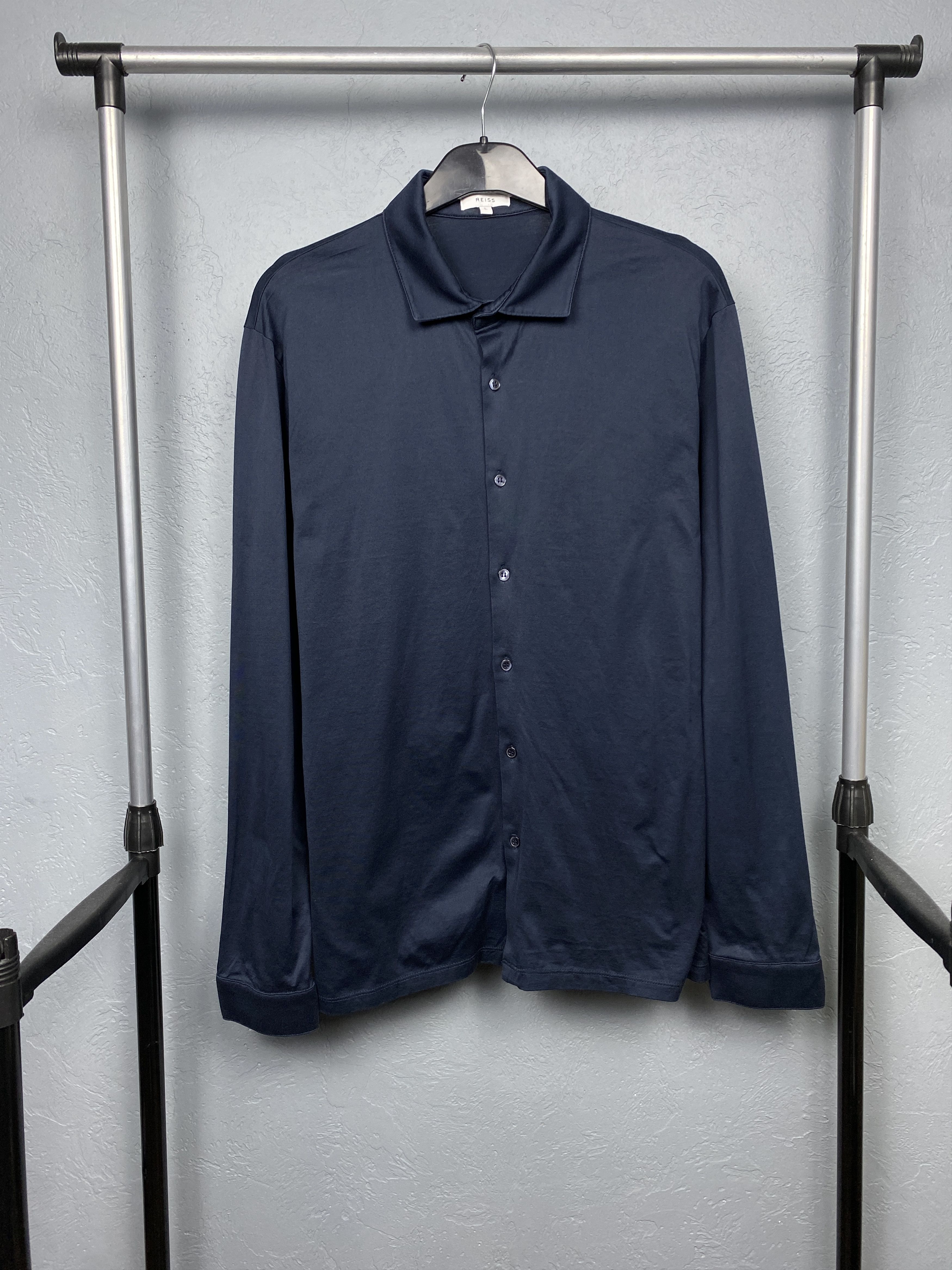 Reiss Reiss Mens Long Sleeve Polo Shirt Size US L / EU 52-54 / 3 - 1 Thumbnail