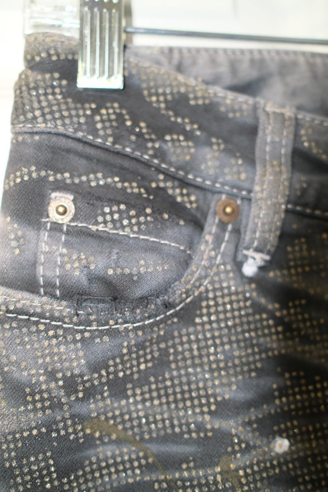 Dsquared2 2010's Dsquared Embellished Skinny Jeans Size 29" - 4 Thumbnail