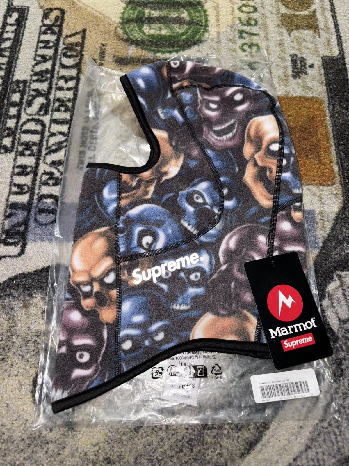 Supreme Supreme Marmot Fleece Balaclava Skull Pile Size ONE SIZE - 1 Thumbnail