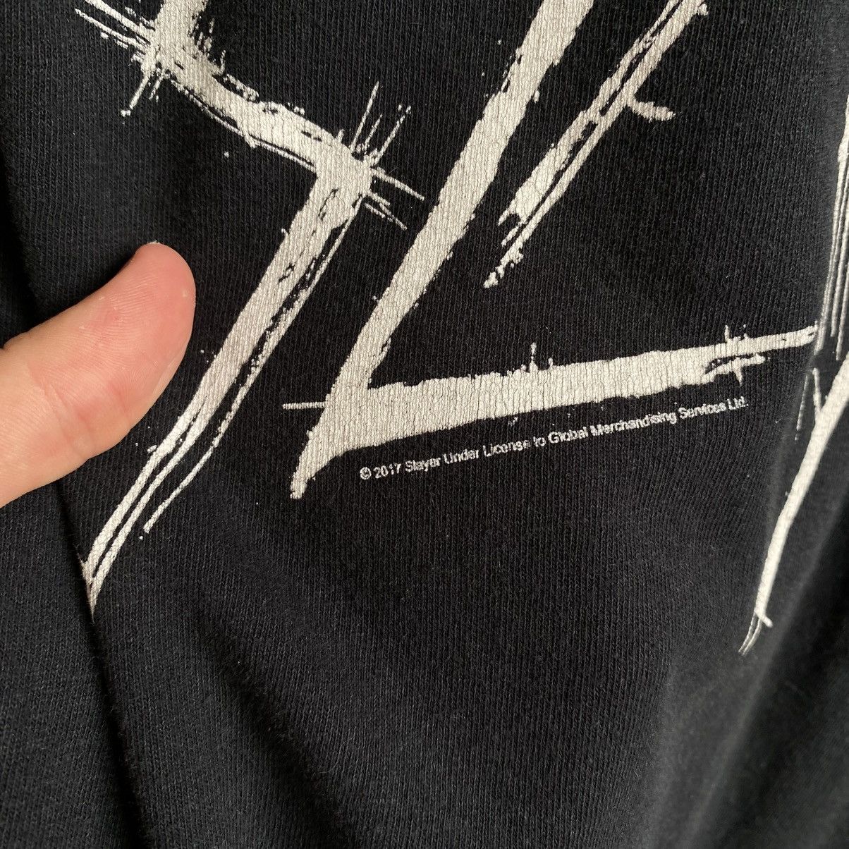 Band Tees Vintage Slayer 2017 Big Logo Rock Band black tee Size US L / EU 52-54 / 3 - 3 Thumbnail