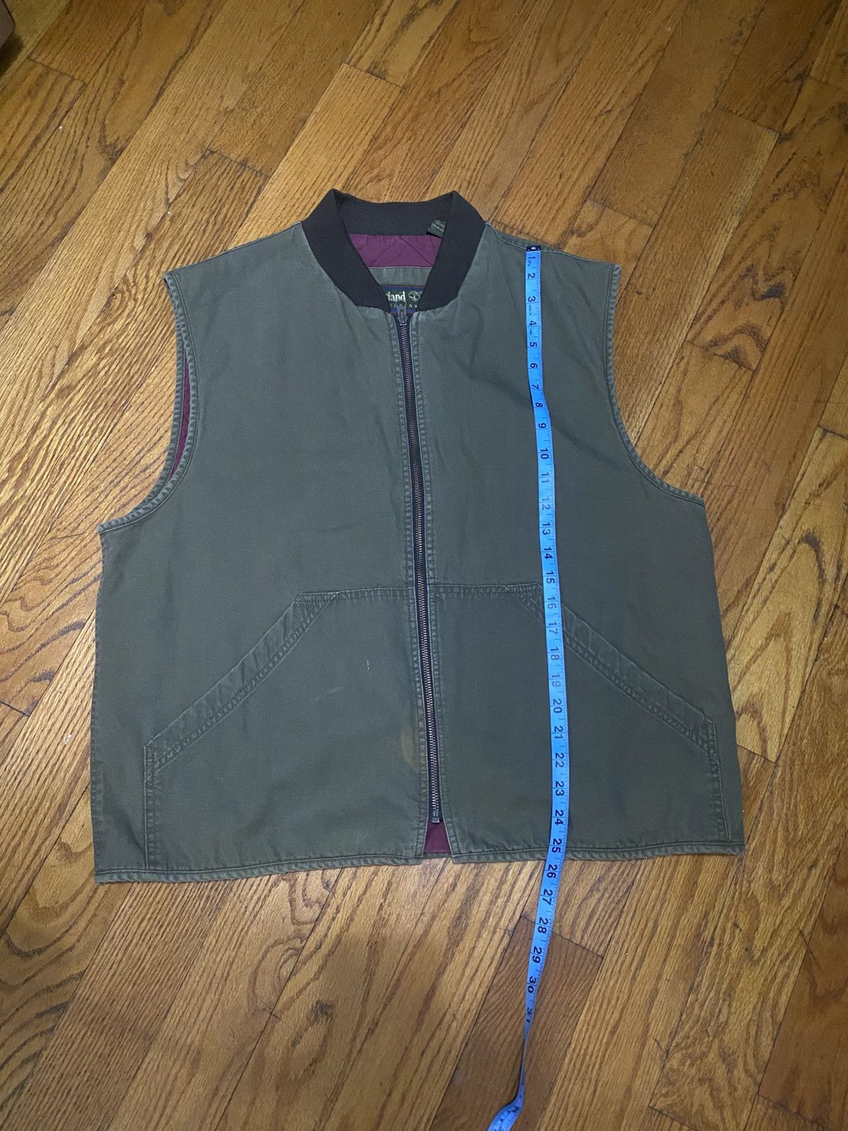 Timberland Vintage Green Olive Timberland Vest Size US L / EU 52-54 / 3 - 1 Thumbnail