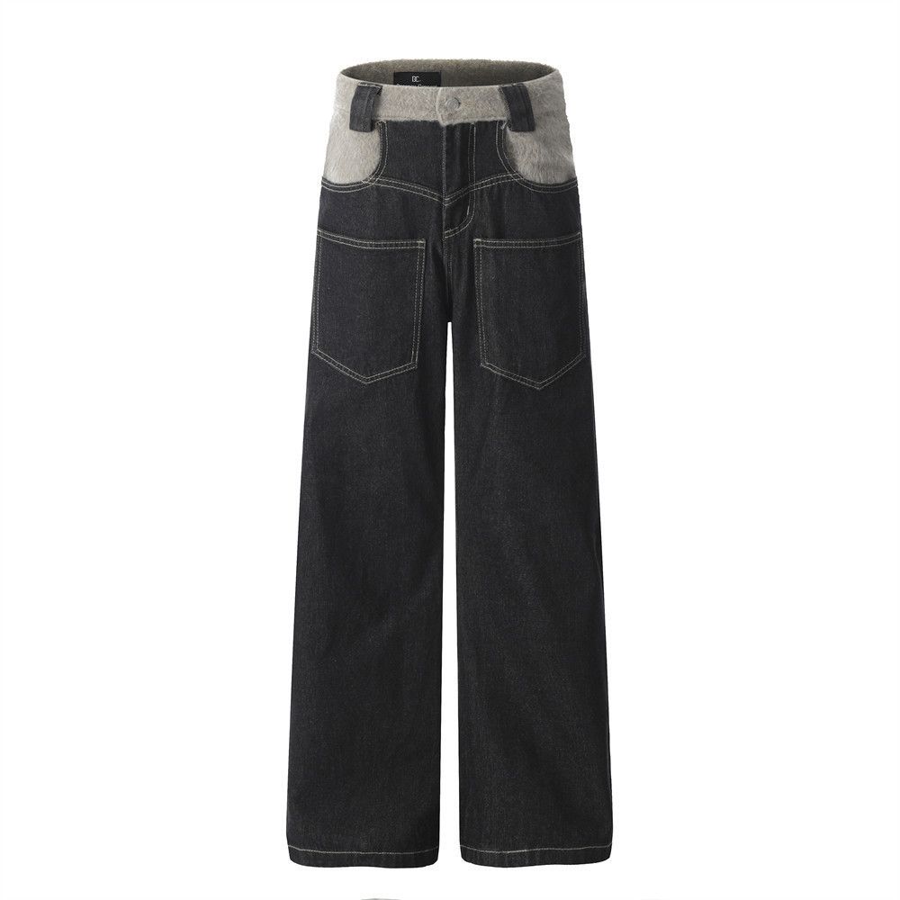 Japanese Brand × Jean Men's street washed straight stitching multi-pocket jeans Size US 32 / EU 48 - 1 Thumbnail
