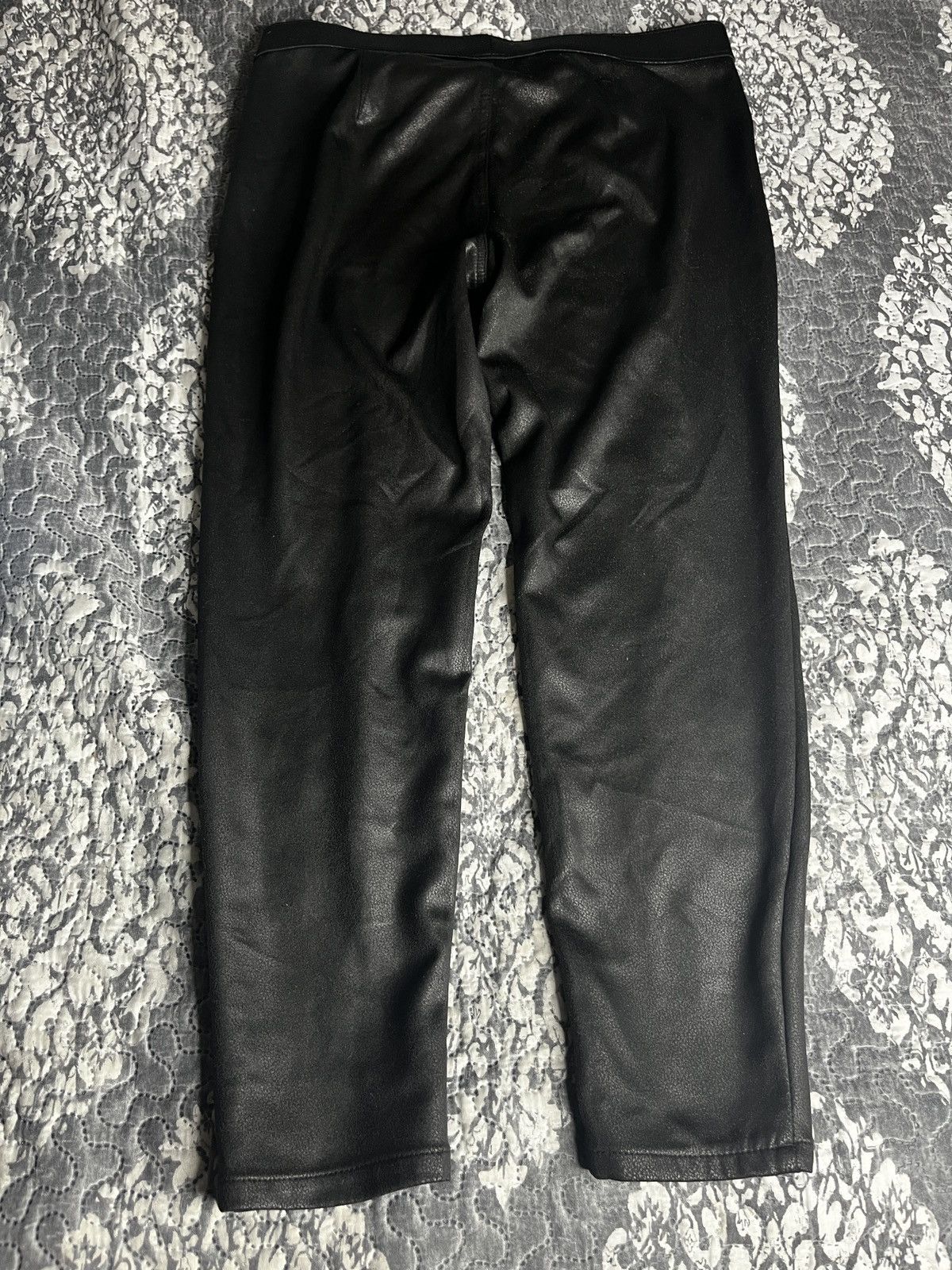 Other No Boundaries Black Faux Leather Pants Size 38" / US 16 / IT 52 - 6 Thumbnail
