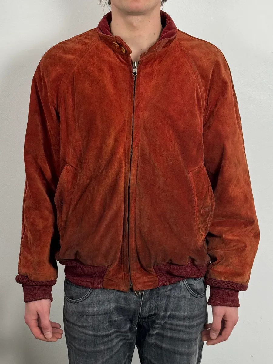C.P. Company 1990s CP Company Red Suede Leather Jacket Size US M / EU 48-50 / 2 - 2 Thumbnail