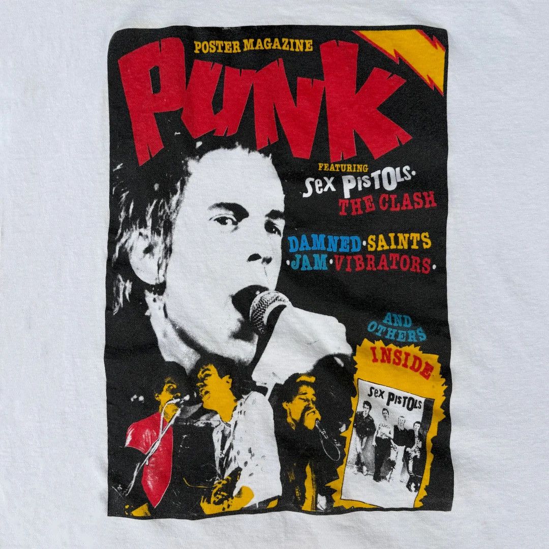Band Tees Sex Pistols 1990 90s Vintage Punk Magazine Band T-Shirt Size US L / EU 52-54 / 3 - 2 Thumbnail