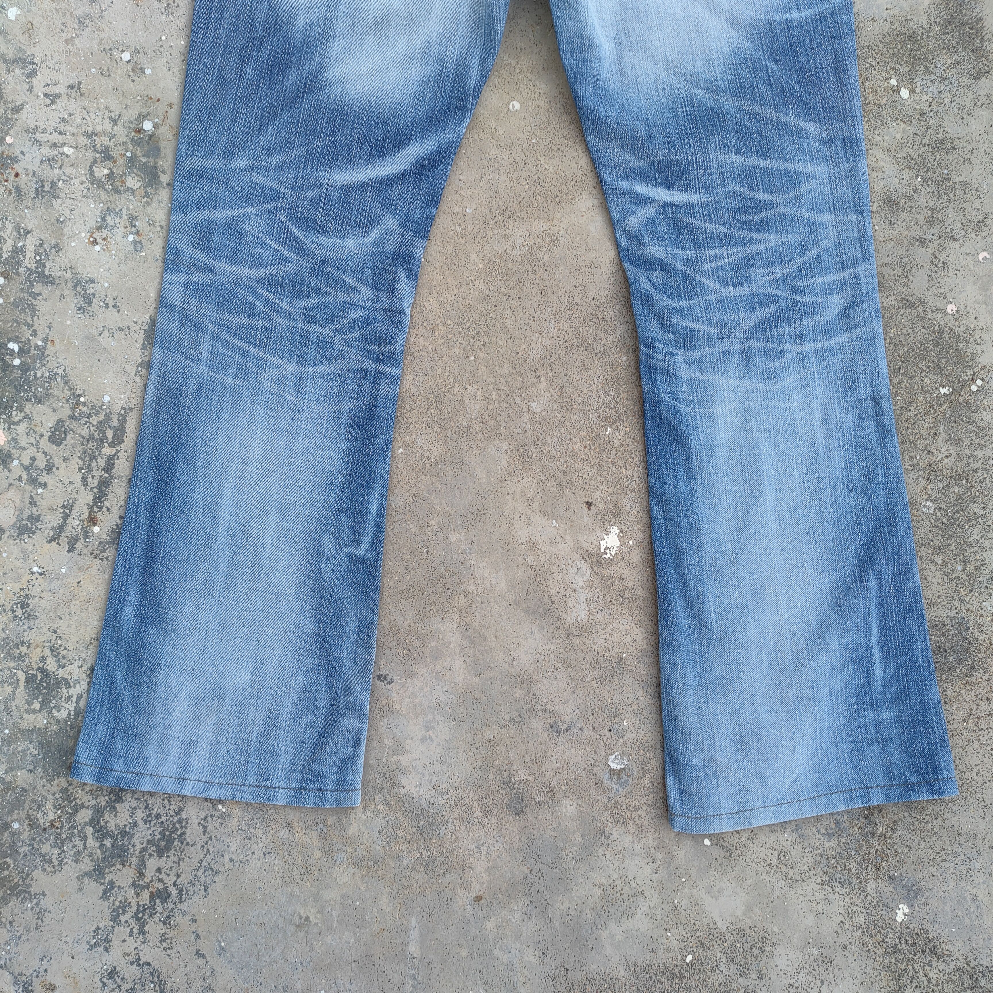 Lee Vintage Lee bootcut ripped faded jeans denim pants Size US 32 / EU 48 - 11 Thumbnail