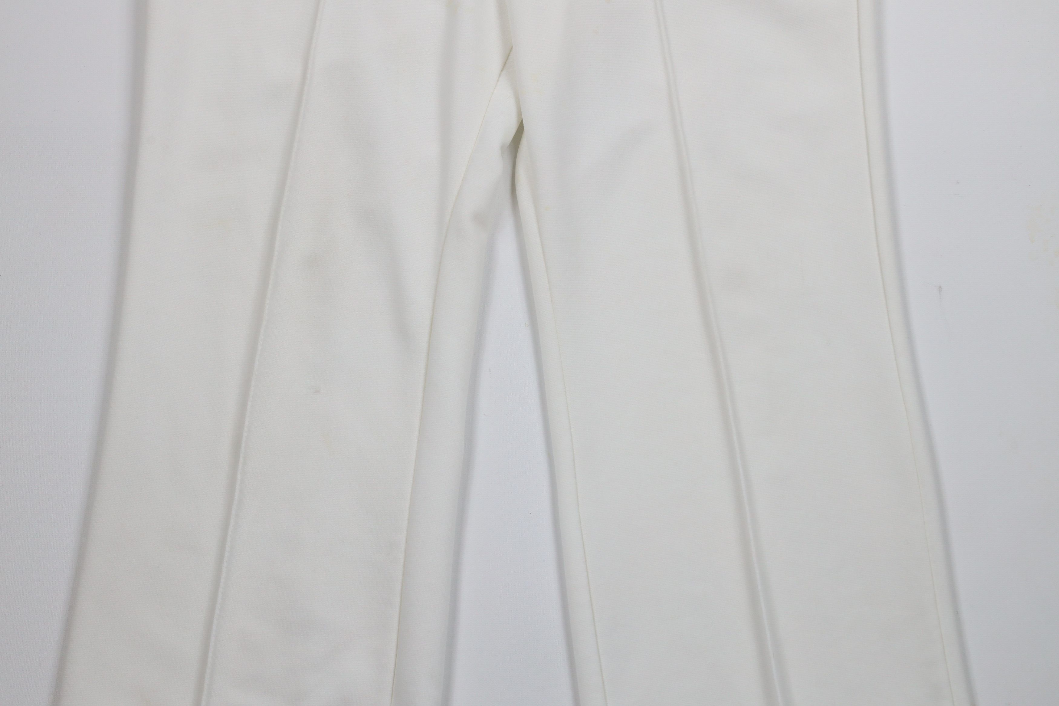 Vintage Vintage 70s Streetwear Knit Bell Bottoms Pants White USA Size 32" / US 10 / IT 46 - 3 Thumbnail