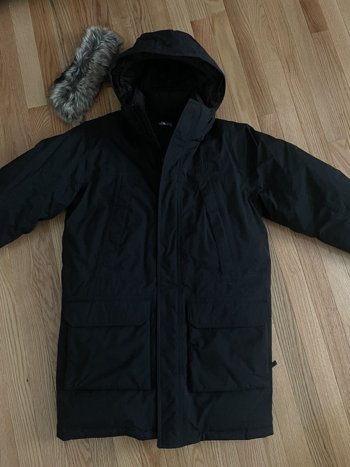 image of The North Face Parka - 550 Dryvent - Yxl in Black, Men's (Size XS)